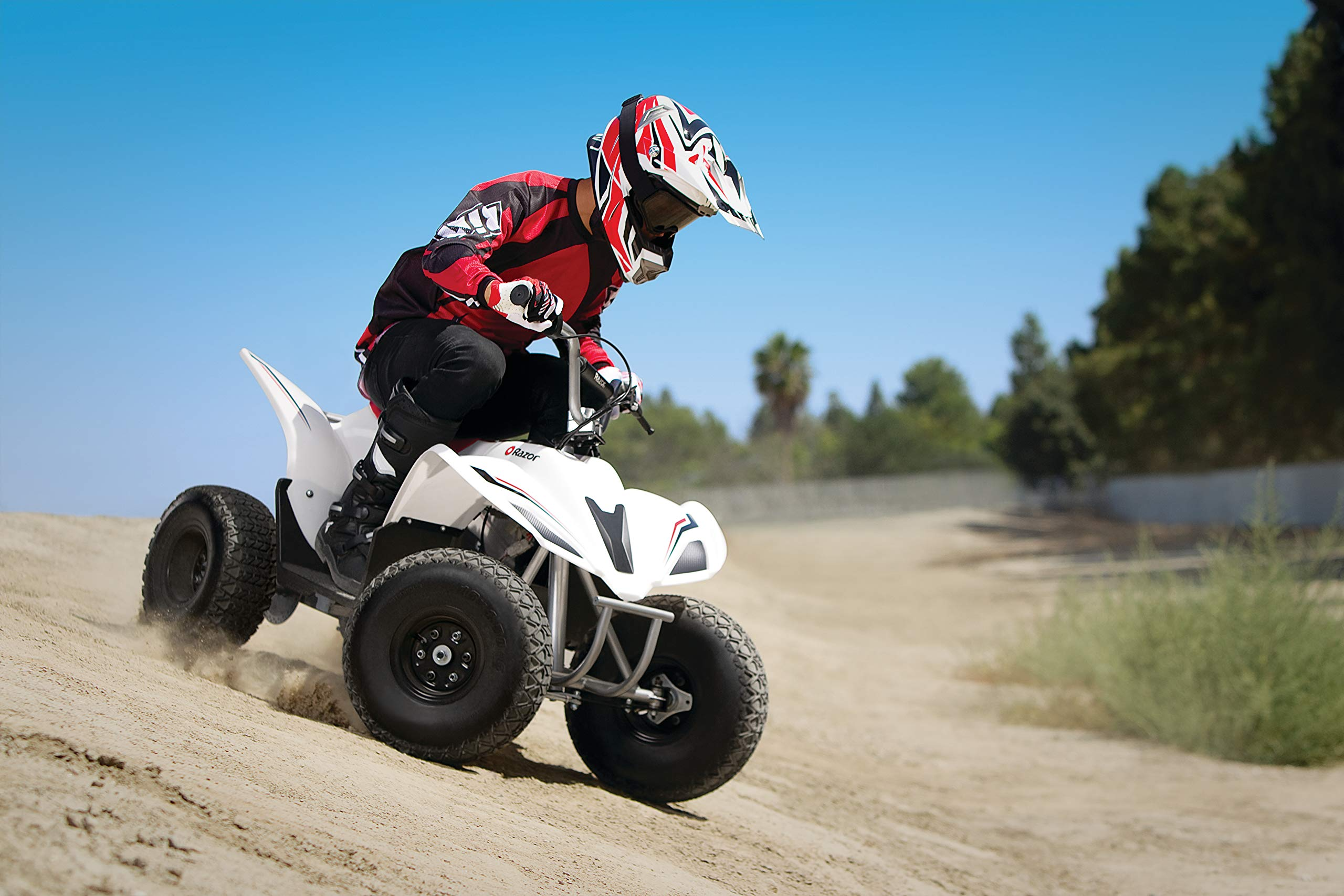 【Sports&Outdoors】Razor Dirt Quad 500 for Kids Ages 14+ - 36V Electric 4-Wheeler for Teens & Adults