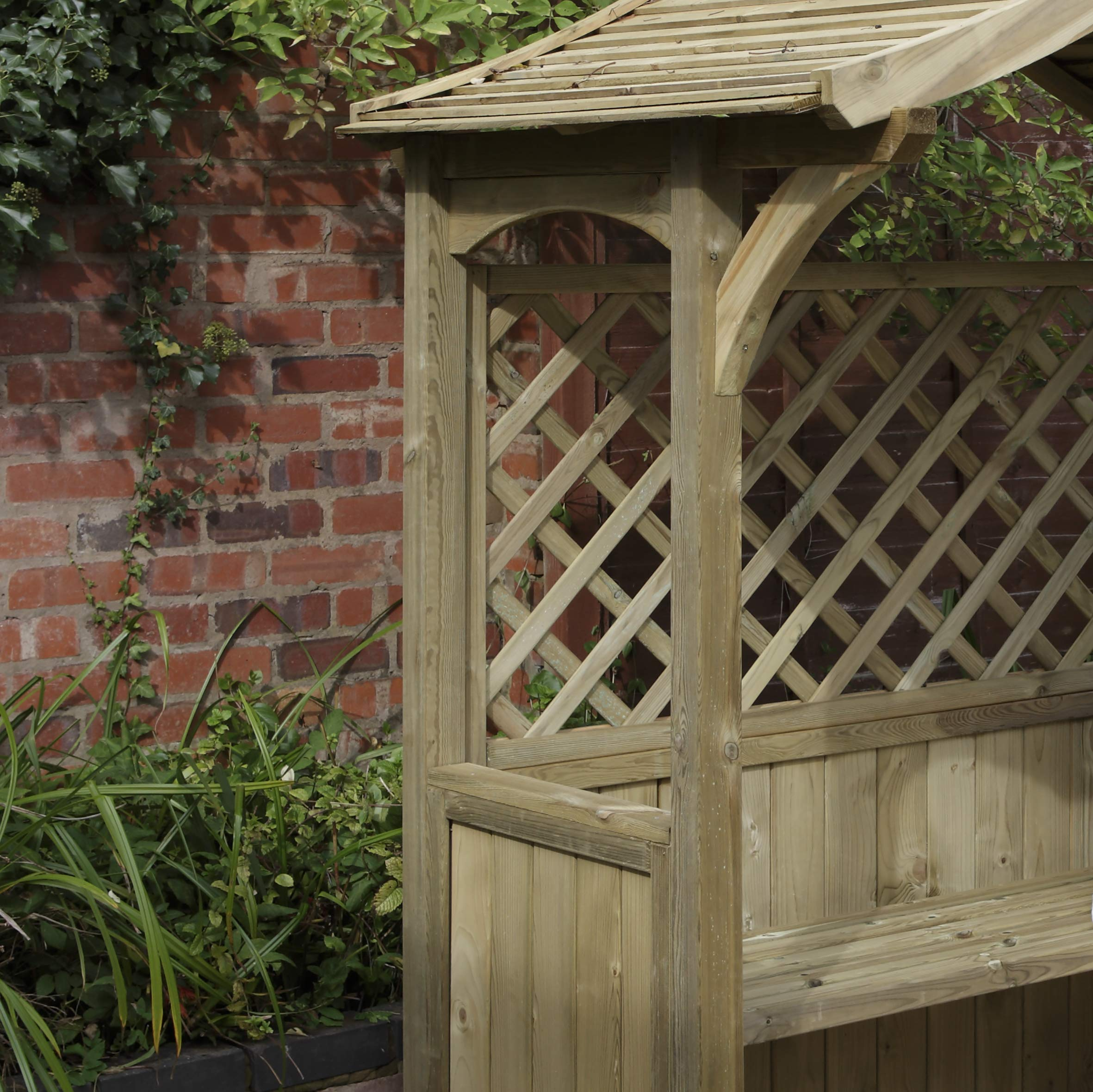 【Home&Garden】Party Arbour & Barbeque Shelter Pressure Treated Fire Retardant Timber
