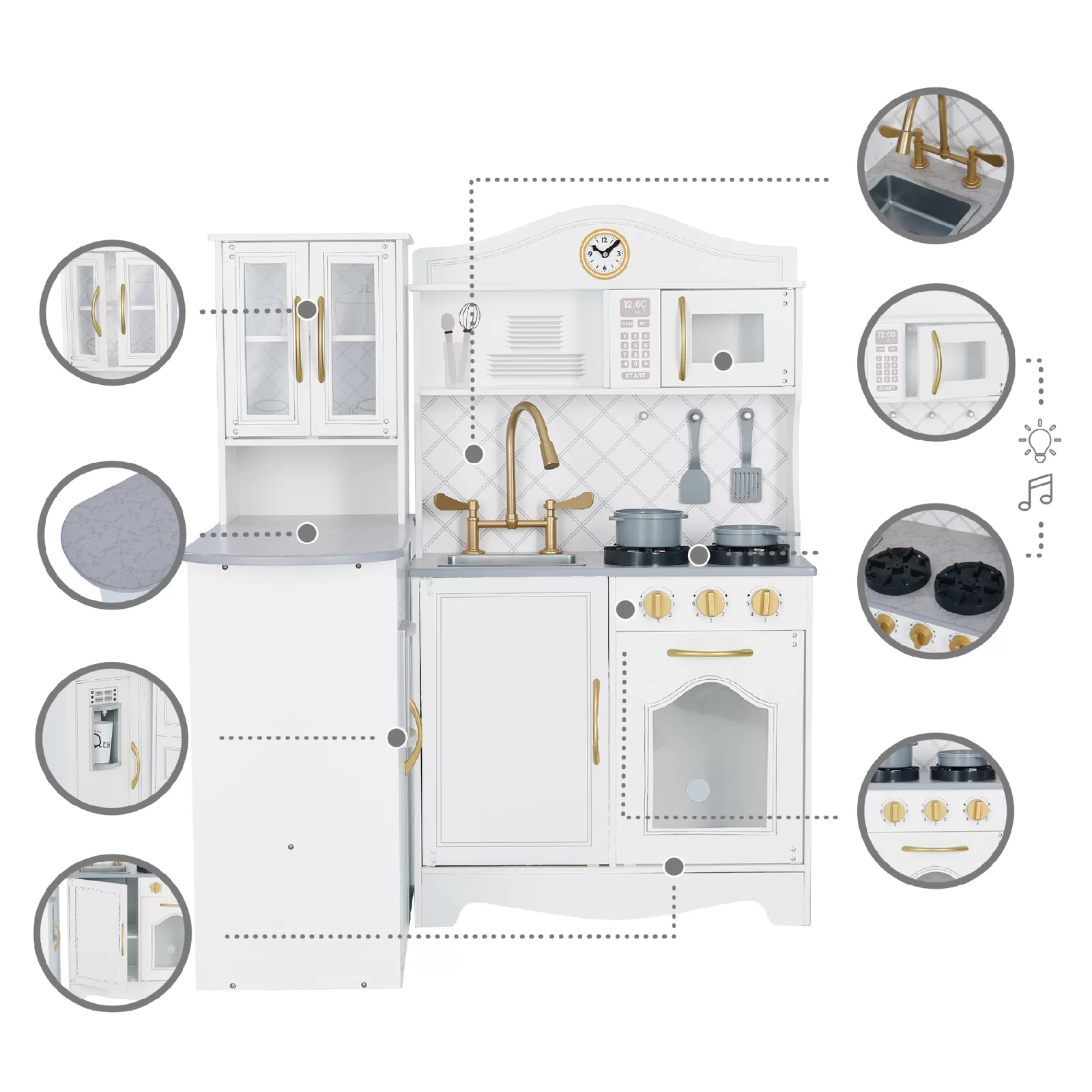 【Baby&Kids】Little Chef Upper East Play Kitchen Set