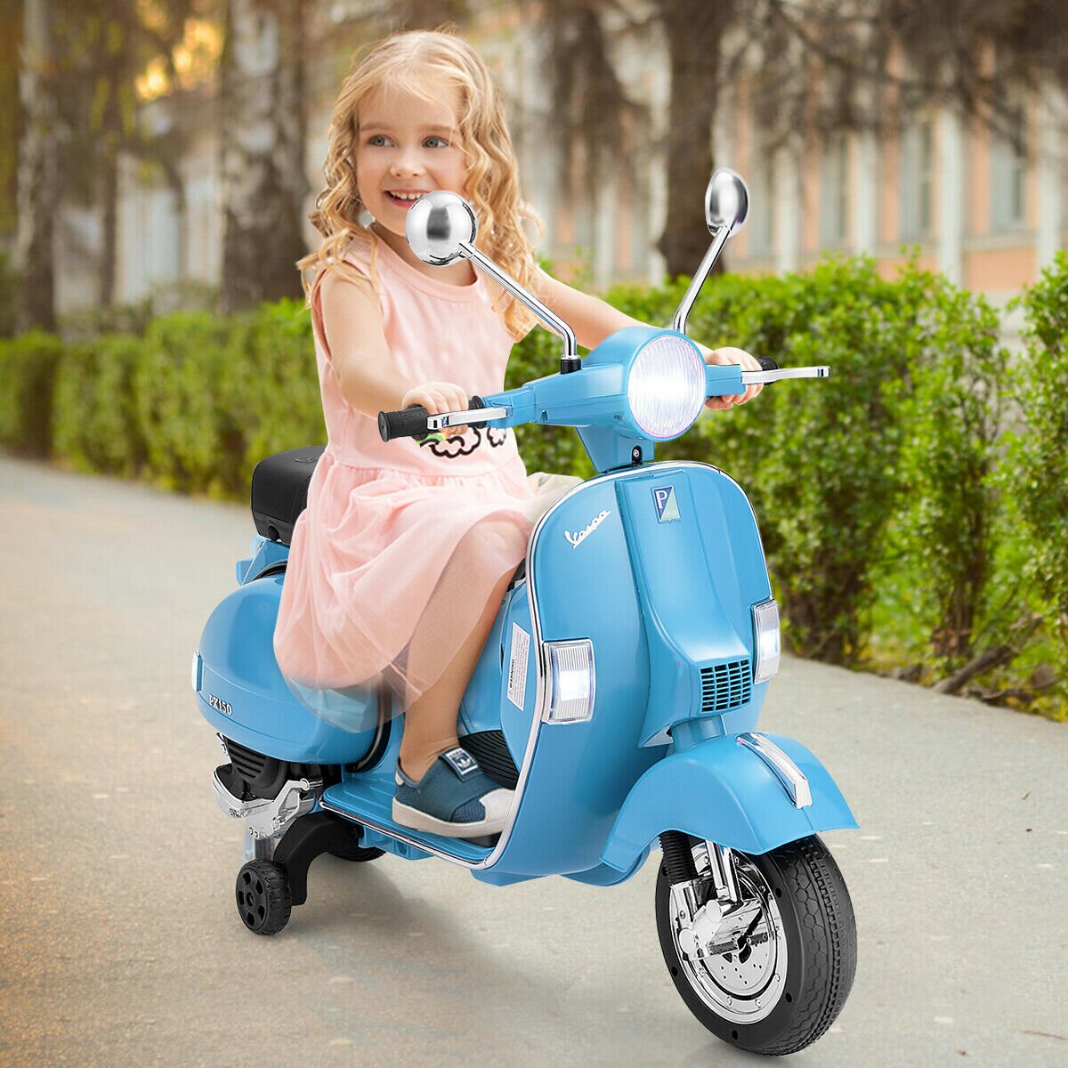 【Baby&Kids】Kids Ride on Vespa Scooter Motorcycle