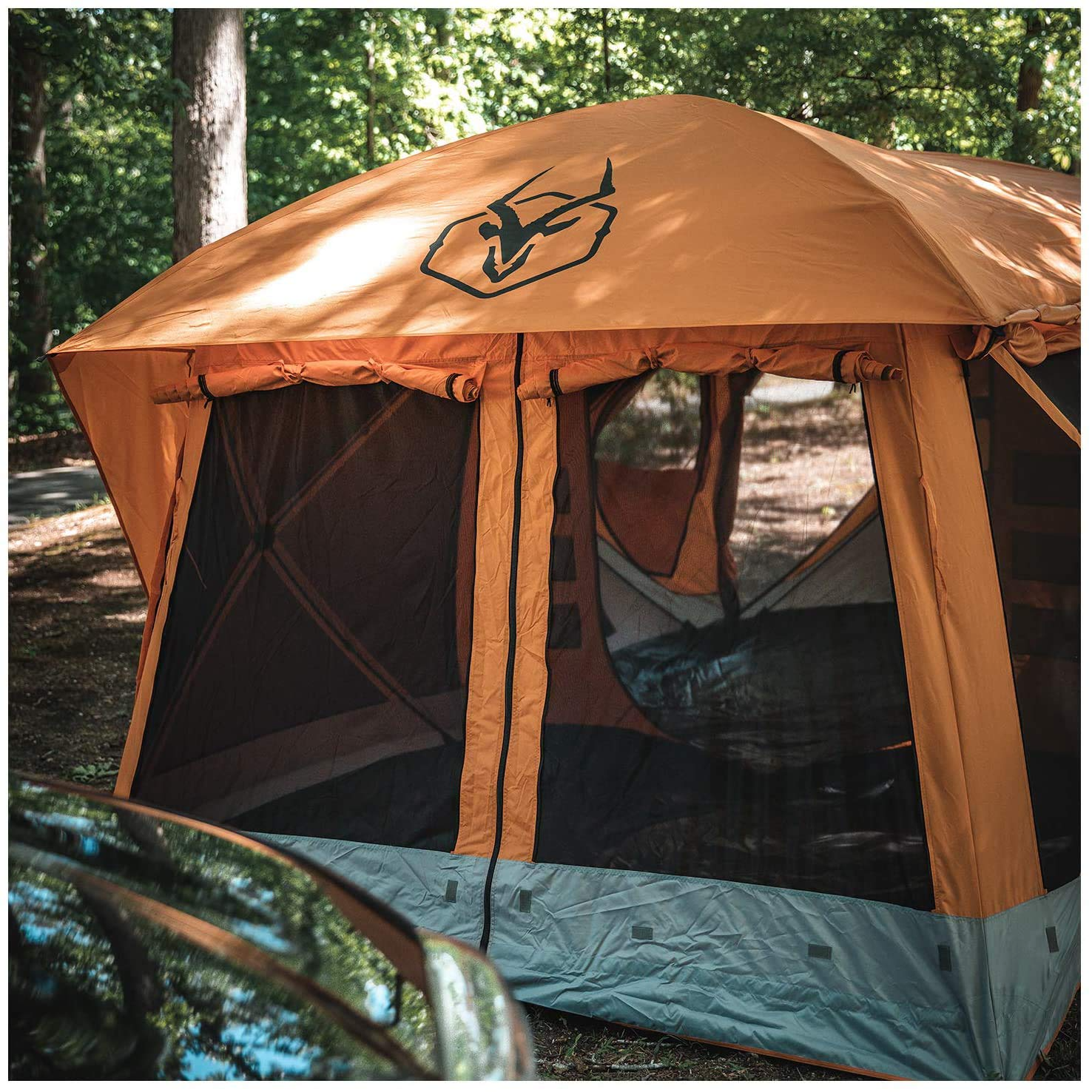 【Sports&Outdoors】T4 Plus Hub Tent, Easy 90-Second Set-Up, Waterproof, UV Resistant, 4-8 Person