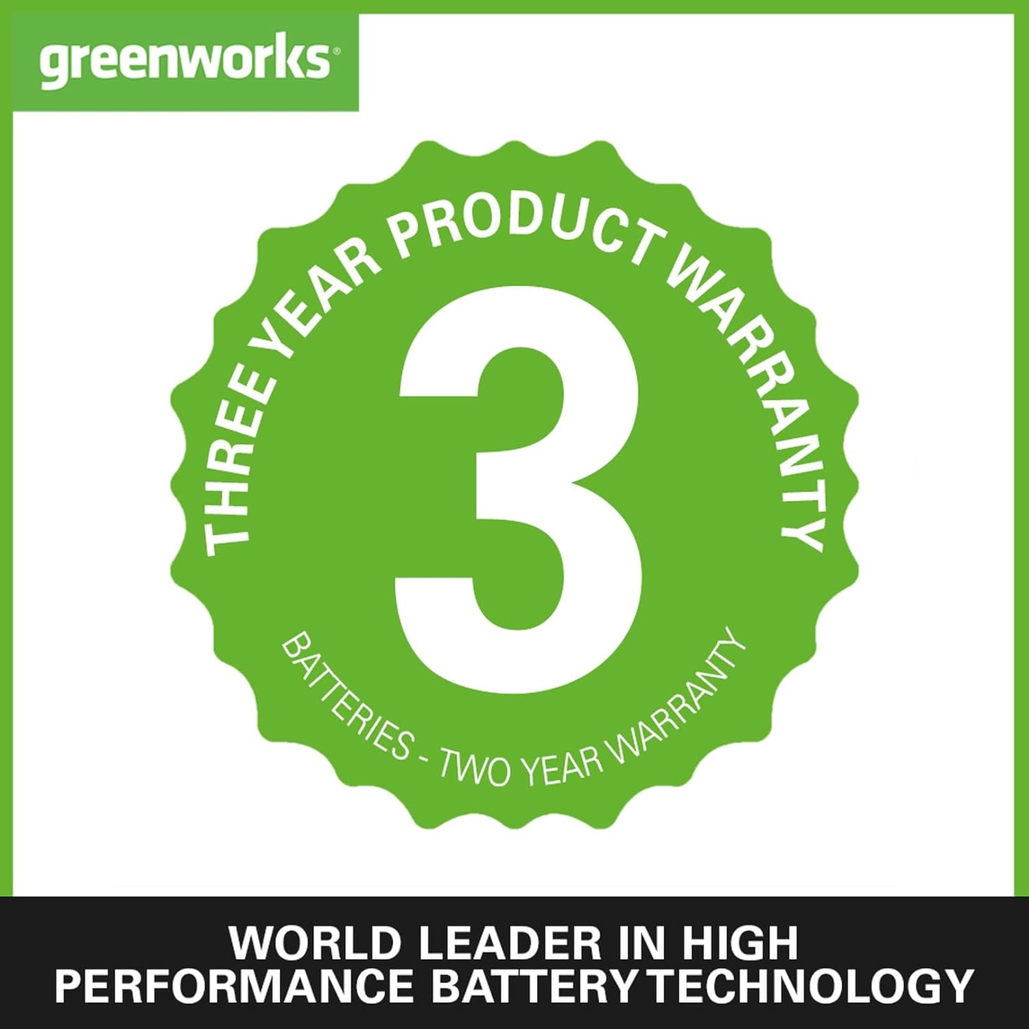 Greenworks 48V (2x24V) Self Propelled Cordless Lawnmower for Large Lawns up to 480m2, 46cm Cutting Width, 55LBag PLUS Two 4Ah Batteries and Twin Charger, 3 Year Guarantee