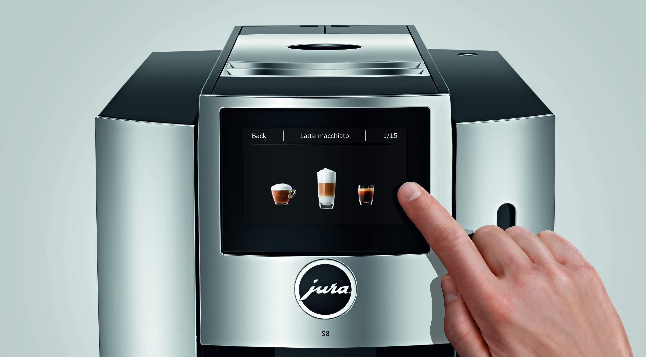 【Appliances】S8 Automatic Coffee Machine, Chrome
