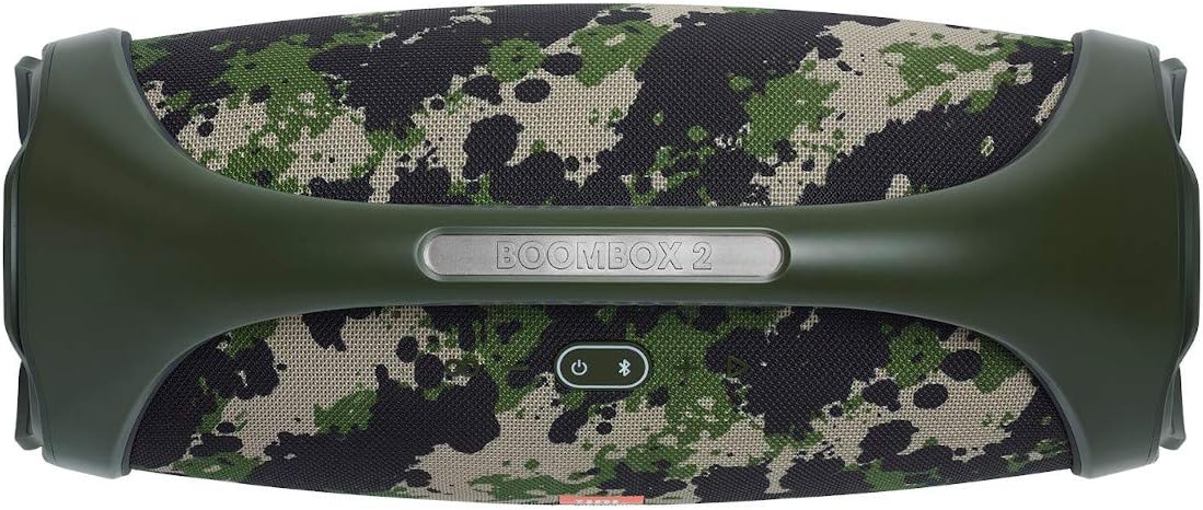 JBL Boombox 2 - Portable Bluetooth Speaker, Powerful Sound and Monstrous Bass, IPX7 Waterproof, 24 Hours of Playtime, Powerbank, JBL PartyBoost for Speaker Pairing, for Home and Outdoor(Black)