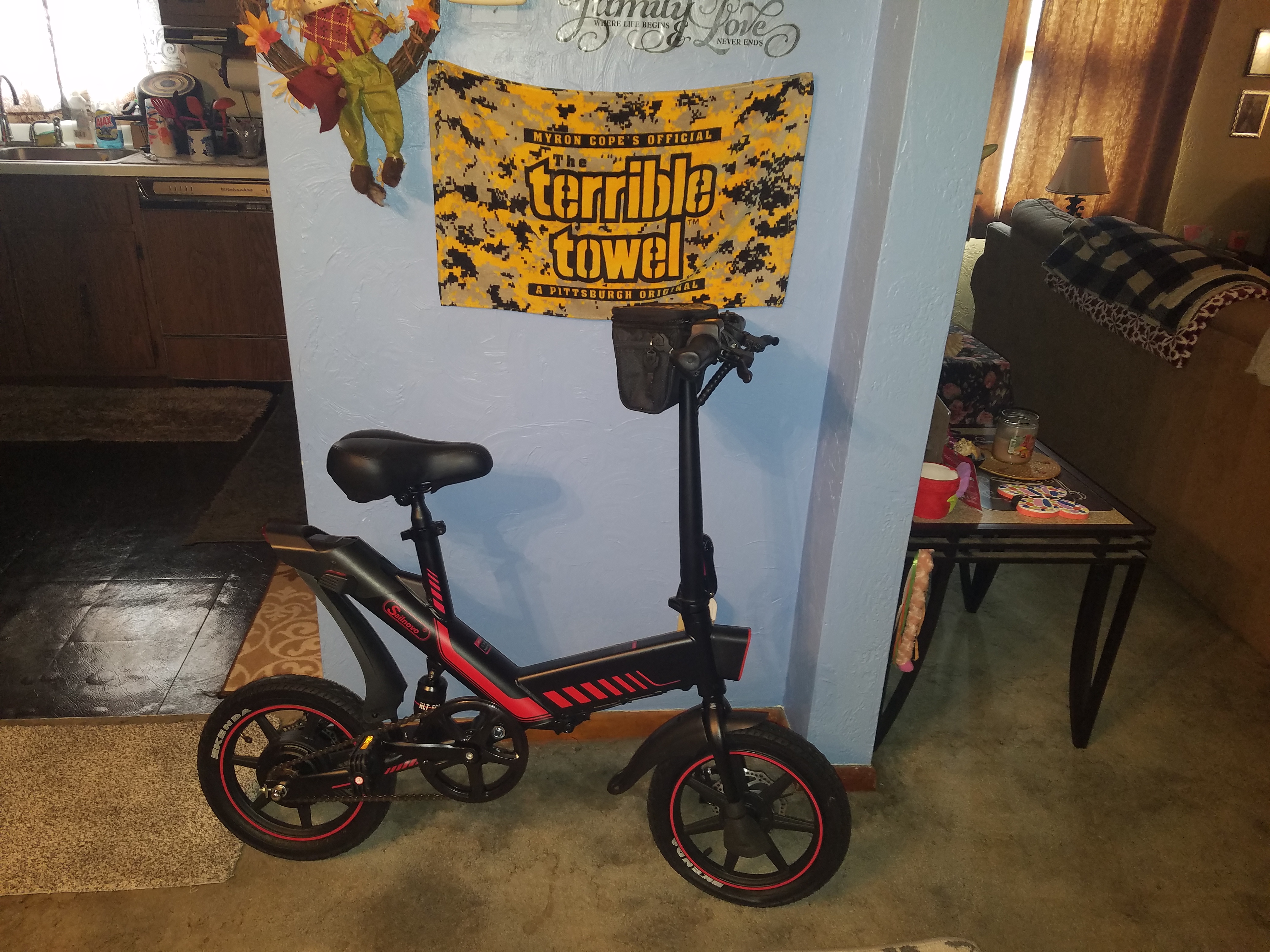 【Sports&Outdoors】Electric Bicycle, Sailnovo 14'' Electric Bike for Adults & Teenagers