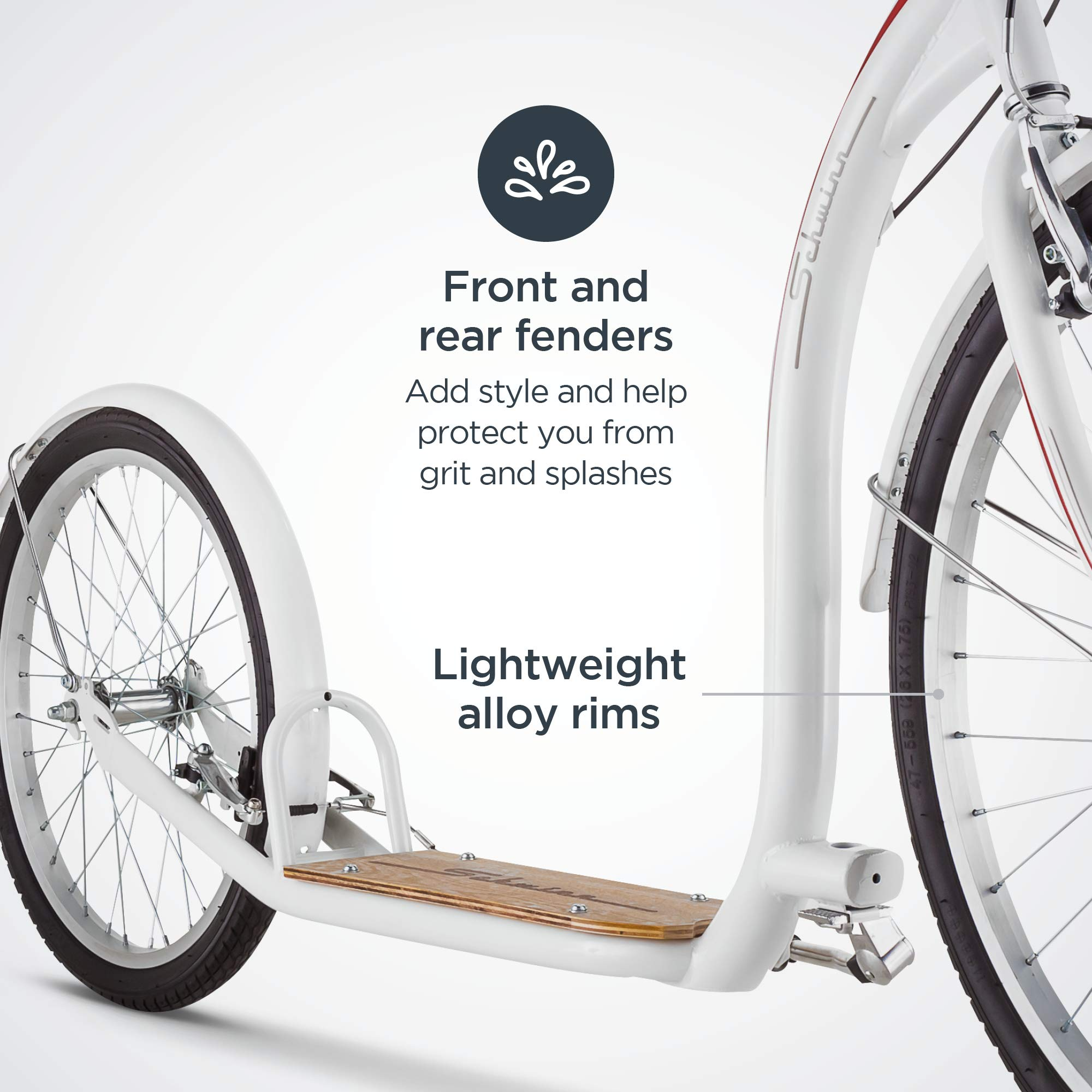 【Sports&Outdoors】Adult Scooter, 26-Inch Alloy Linear Pull Brakes, Steel Frame