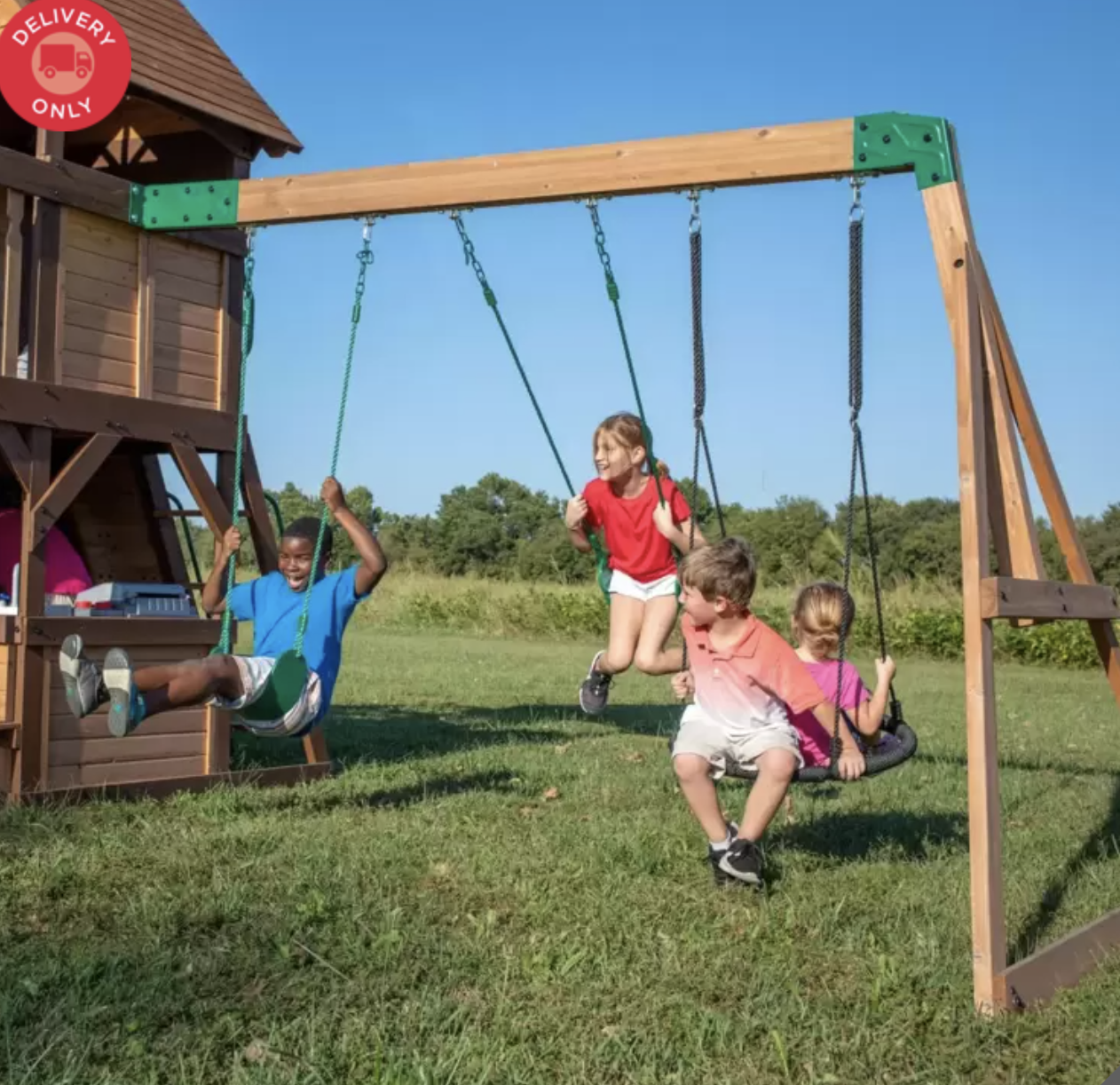 【Sports&Outdoors】Outdoor children's garden playground