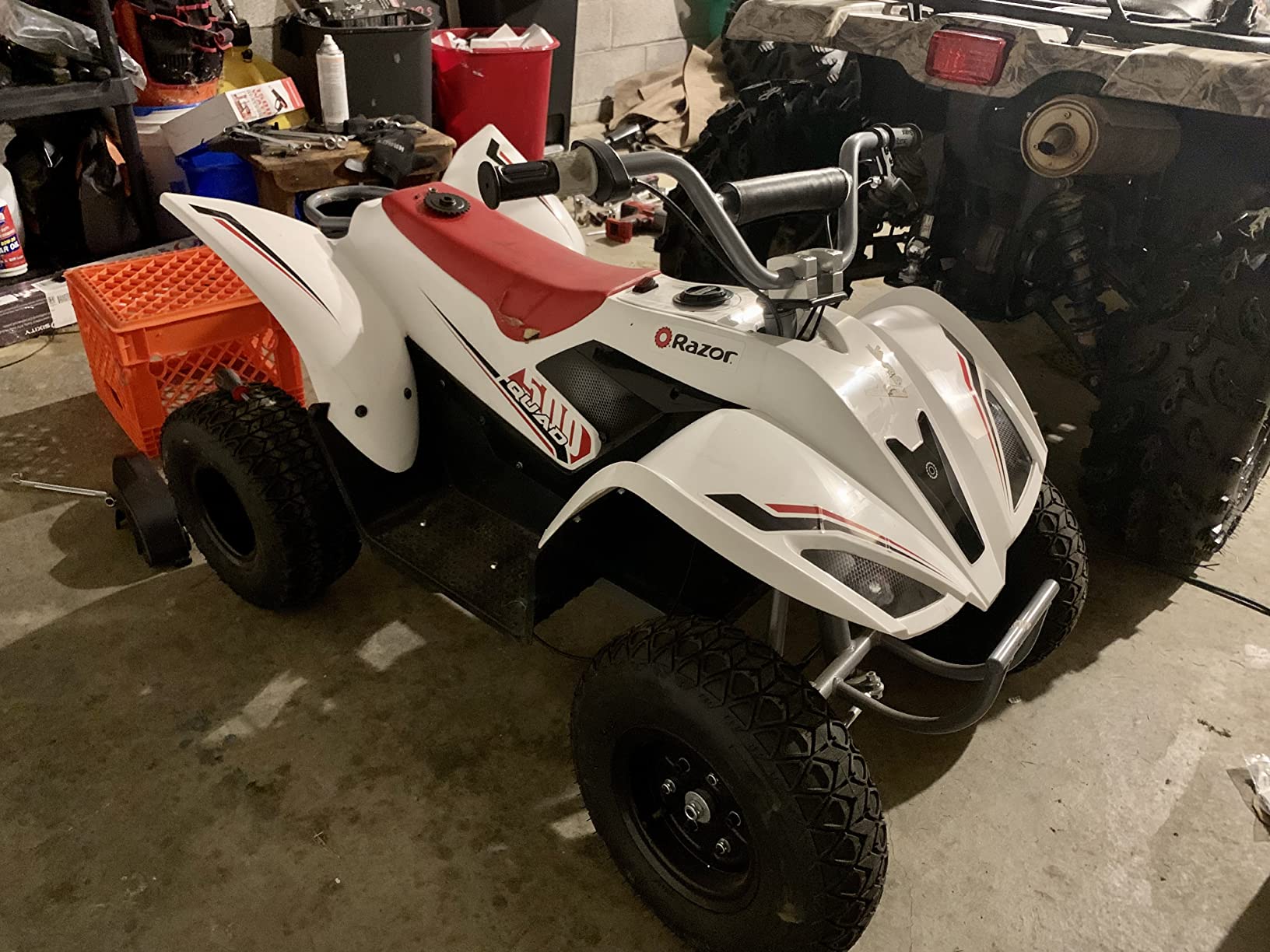 【Sports&Outdoors】Razor Dirt Quad 500 for Kids Ages 14+ - 36V Electric 4-Wheeler for Teens & Adults