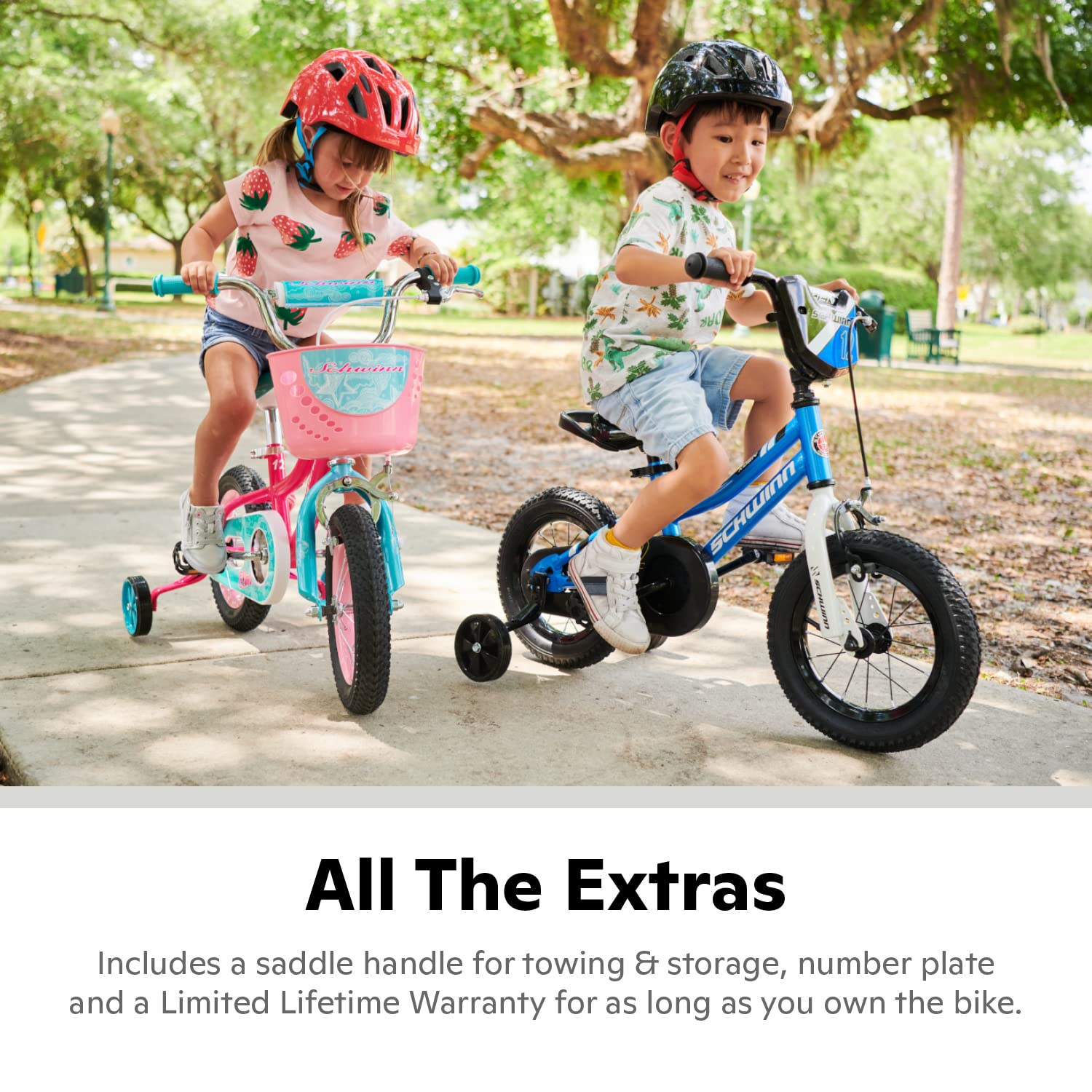 【Sports&Outdoors】Koen & Elm Toddler and Kids Bike, 12-18-Inch Wheels, Training Wheels Included