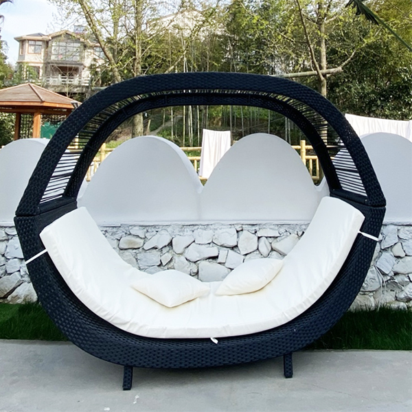 【Home&Garden】YOLANDA Direct Patio Rocker Recliner with Removable Headrest