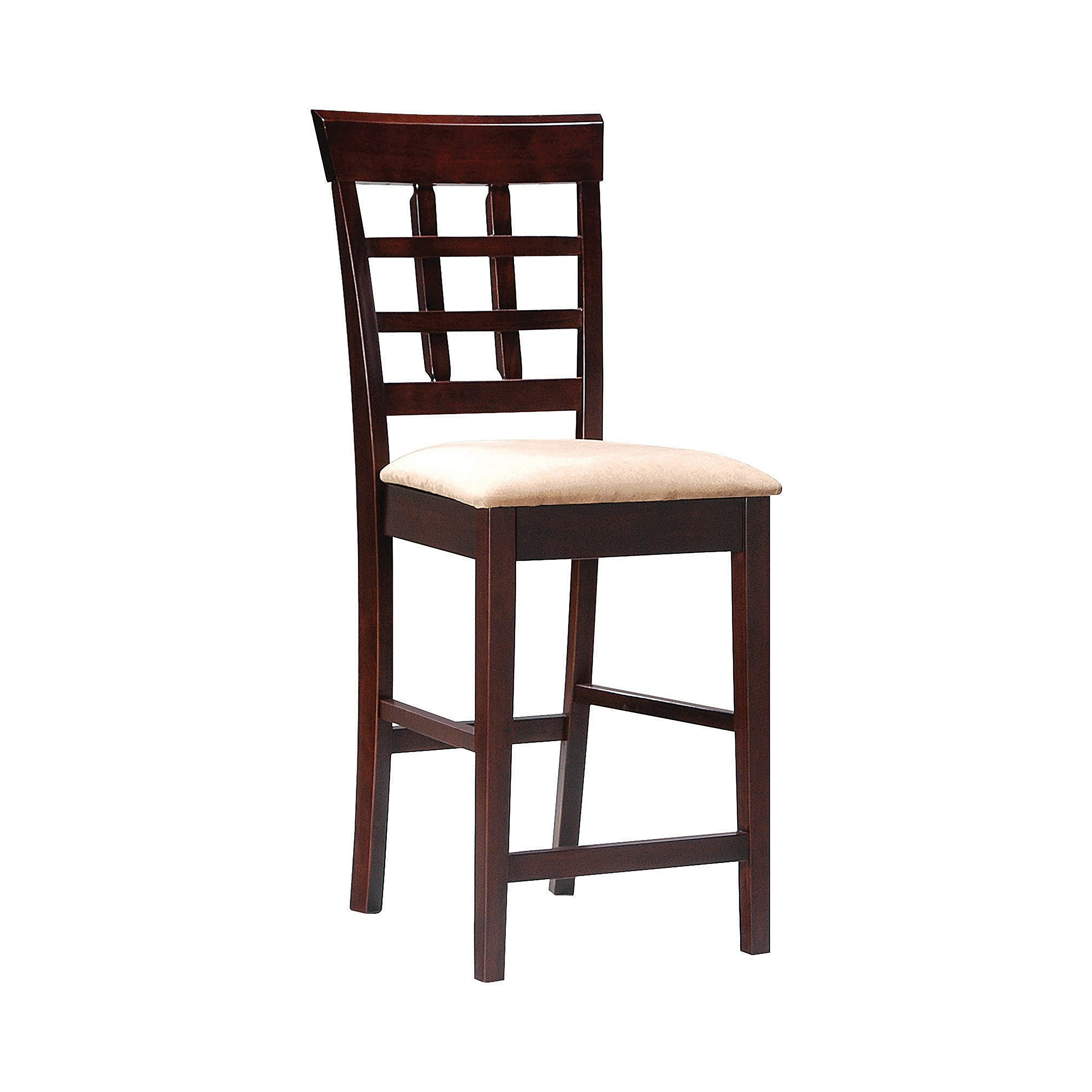 【Furniture】9 Piece Counter Height Storage Dining Table with Lazy Susan & Chair Set