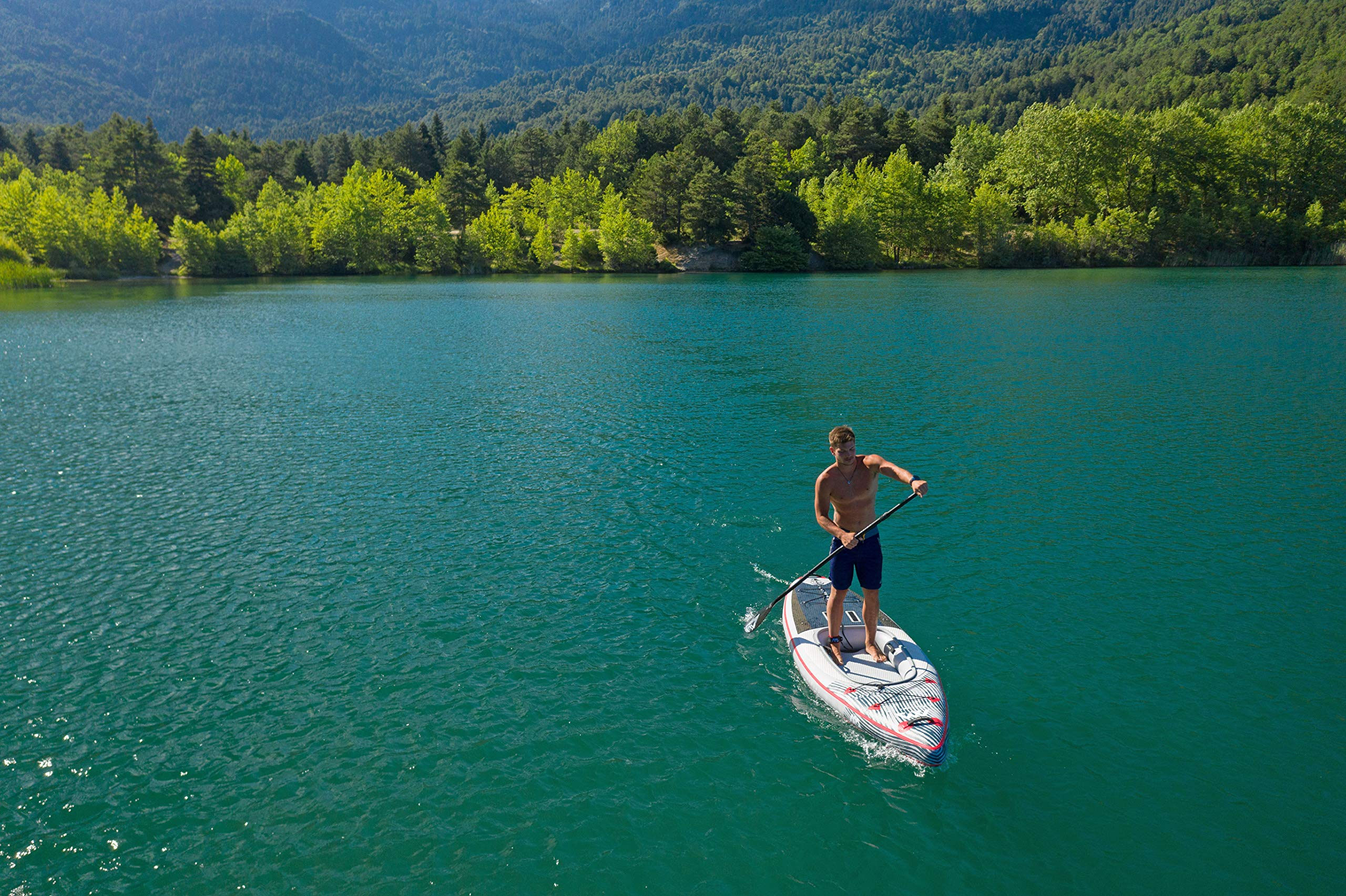 【Sports&Outdoors】Cascade All-Around SUP-Kayak, 11-Feet 2-Inch Length, Grey/Red