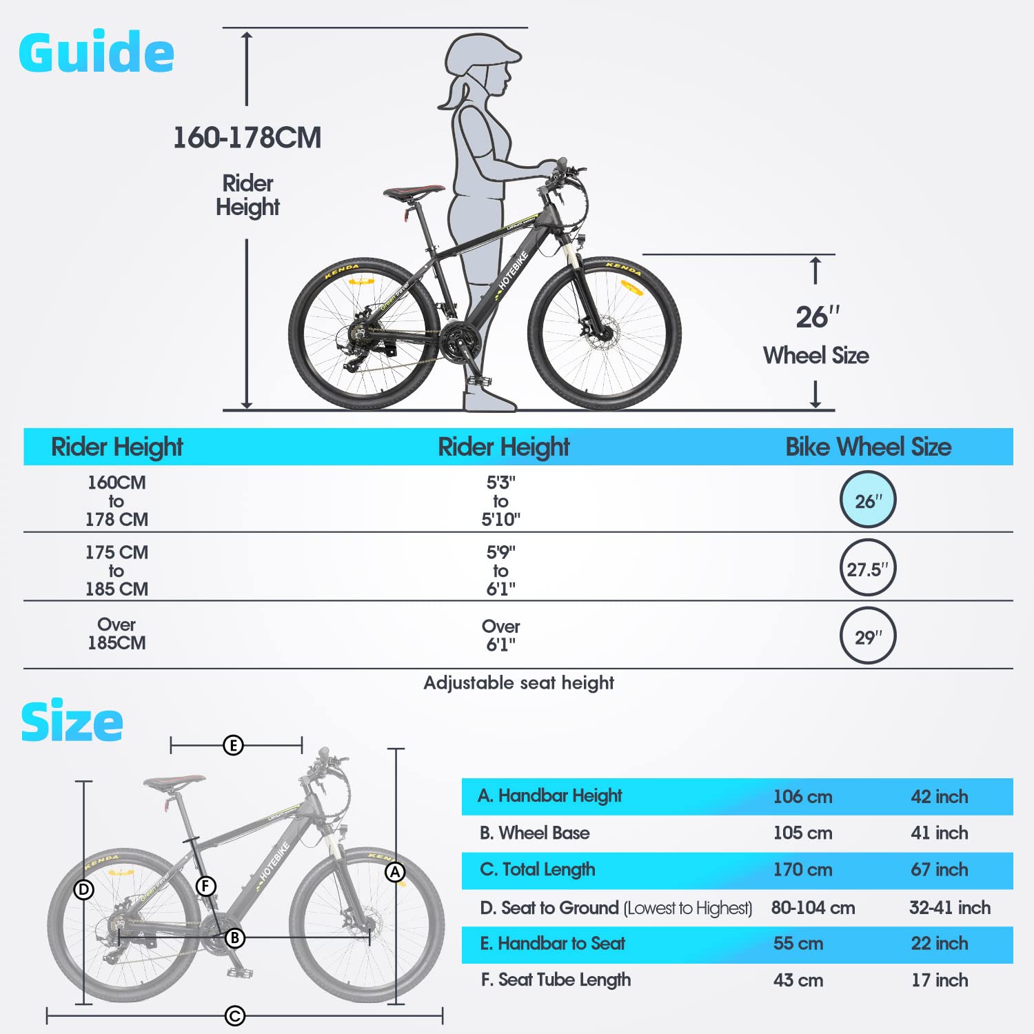 【Sports&Outdoors】Electric Bike 26