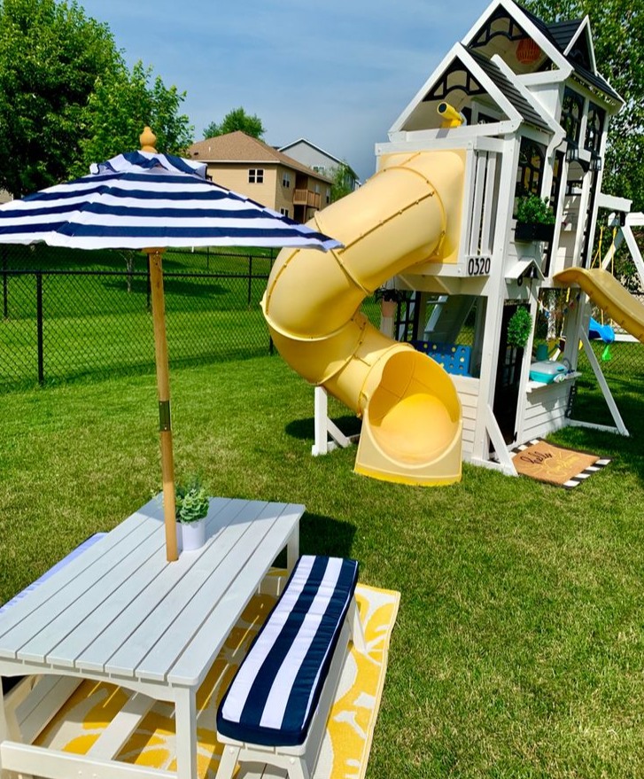 【Sports&Outdoors】【BS】Stilt house children's slide complete set free shipping