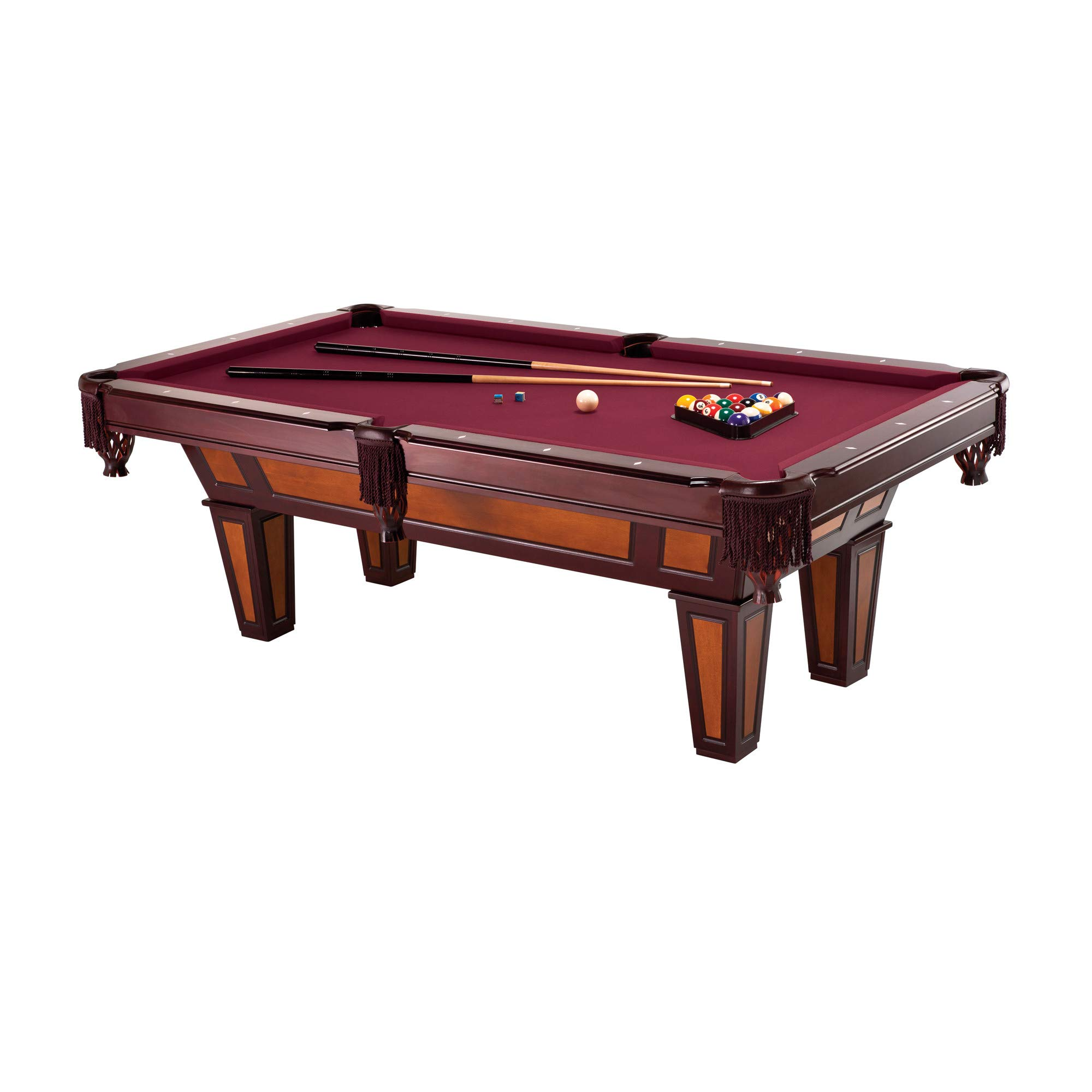 【Sports&Outdoors】Pool Table, Accuslate Billiard Surface for Consistent Straight Shots & Sturdy Straight Legs