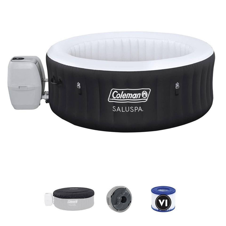【Sports&Outdoors】【BS】Coleman SaluSpa Inflatable Hot Tub Portable Hot Tub W Heated Water System