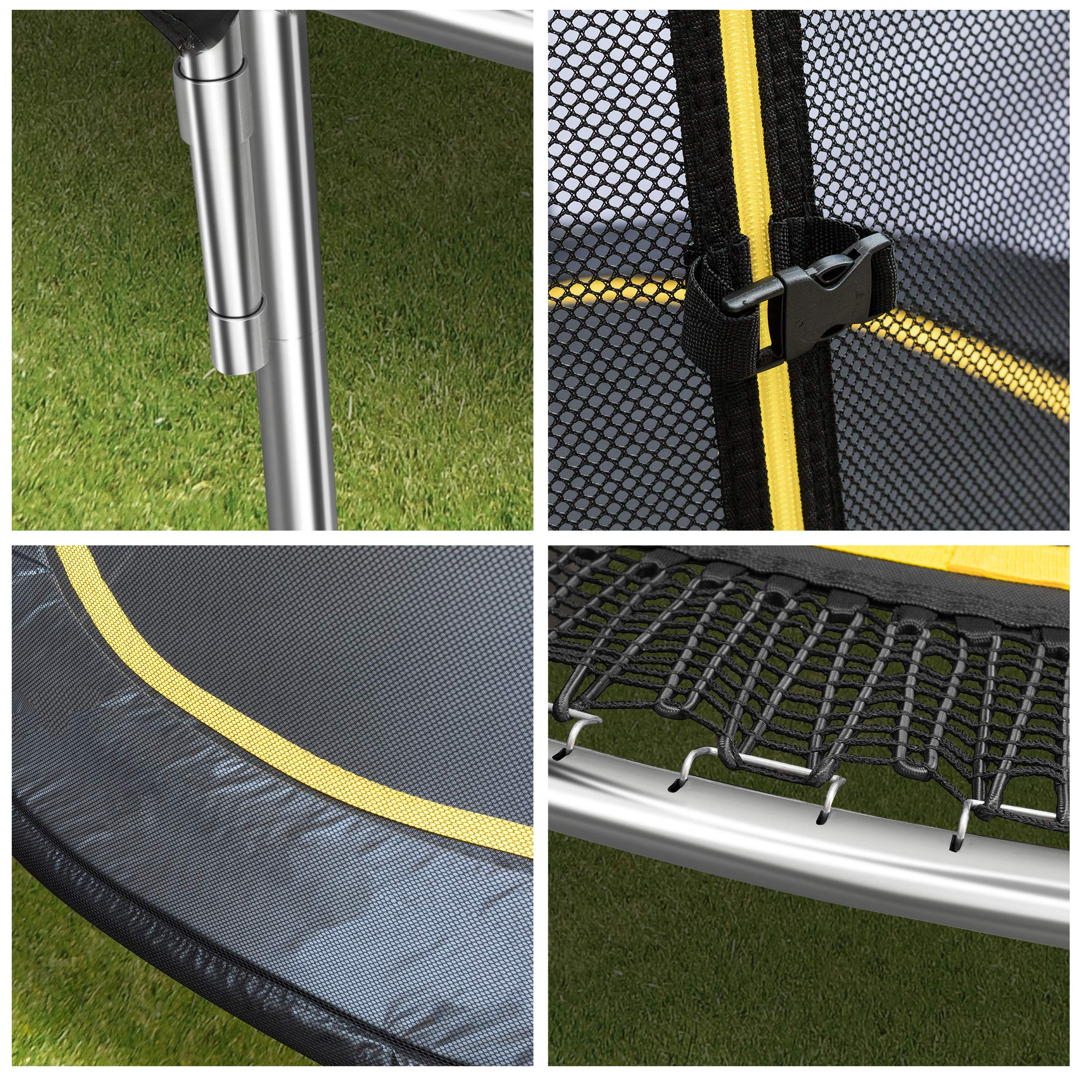 【Sports&Outdoors】Garden Trampoline, Outdoor Trampoline, Deluxe, Springless, Ø 244-430cm