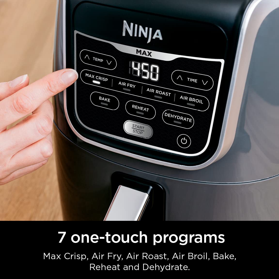 【Appliances】Ninja AF161 Max XL Air Fryer that Cooks, Crisps, Roasts, Bakes, Reheats & Dehydrates, 5.5 Quart