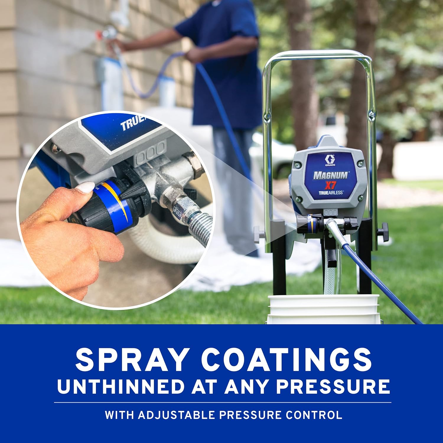 Graco Magnum  ProX19 Cart Airless Paint Sprayer, Gray