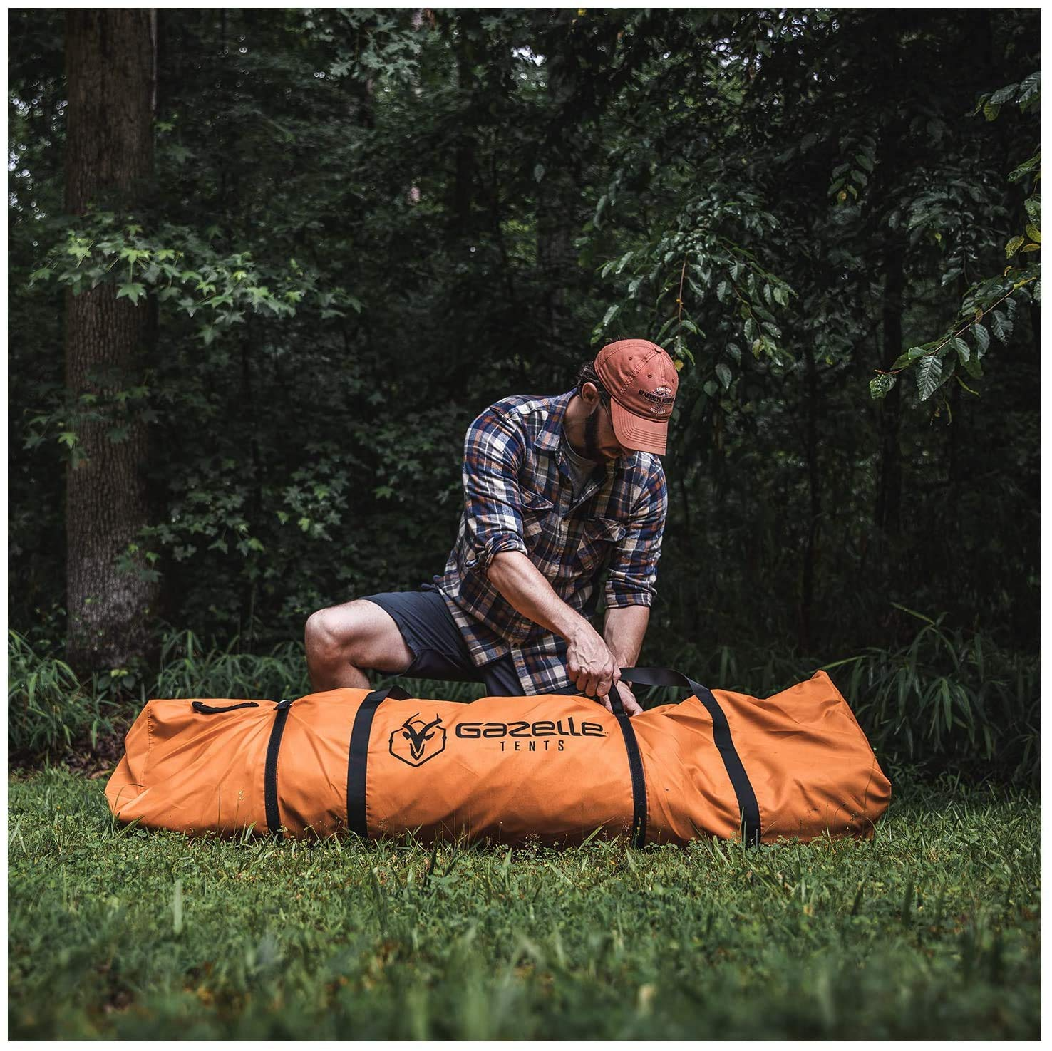 【Sports&Outdoors】T4 Plus Hub Tent, Easy 90-Second Set-Up, Waterproof, UV Resistant, 4-8 Person