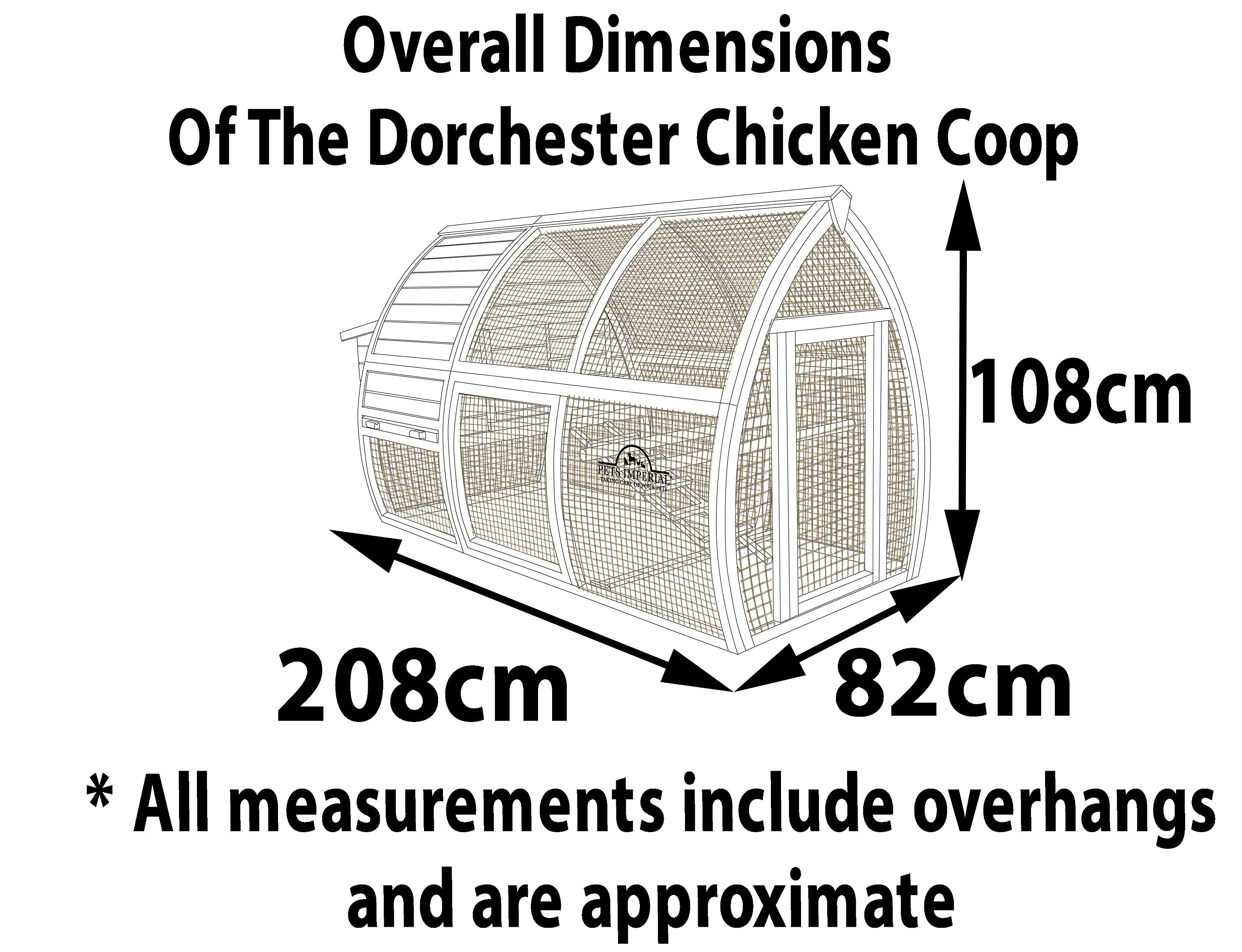 【Home&Garden】Chicken Coop - Ark Poultry Nest Box - Chickn House with Sliding Tray & Opening Roof