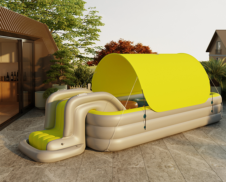 【Sports&Outdoors】【BS】300x175x60 inflatable swimming pool baby outdoor bathing pool