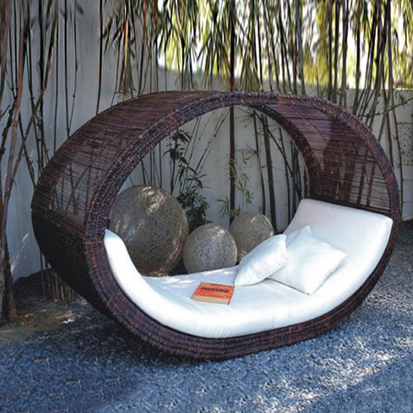 【Home&Garden】YOLANDA Direct Patio Rocker Recliner with Removable Headrest
