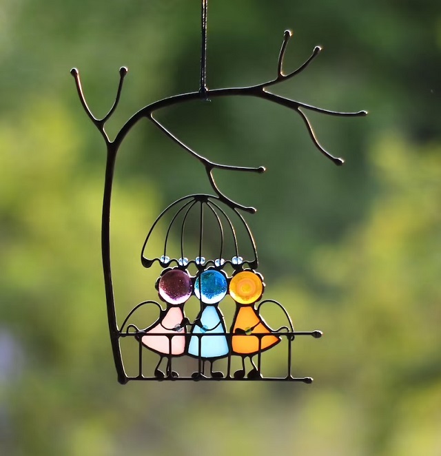 Suncatcher Stained Art Window Hangings