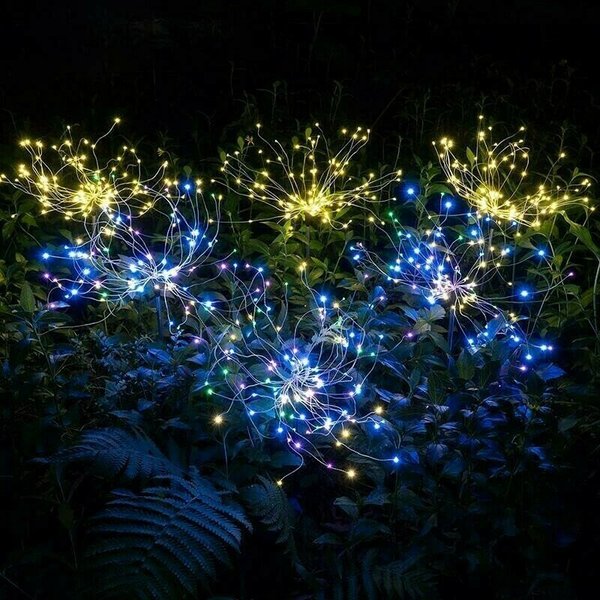 Early Christmas Sale-Waterproof  Solar Garden Fireworks Lamp