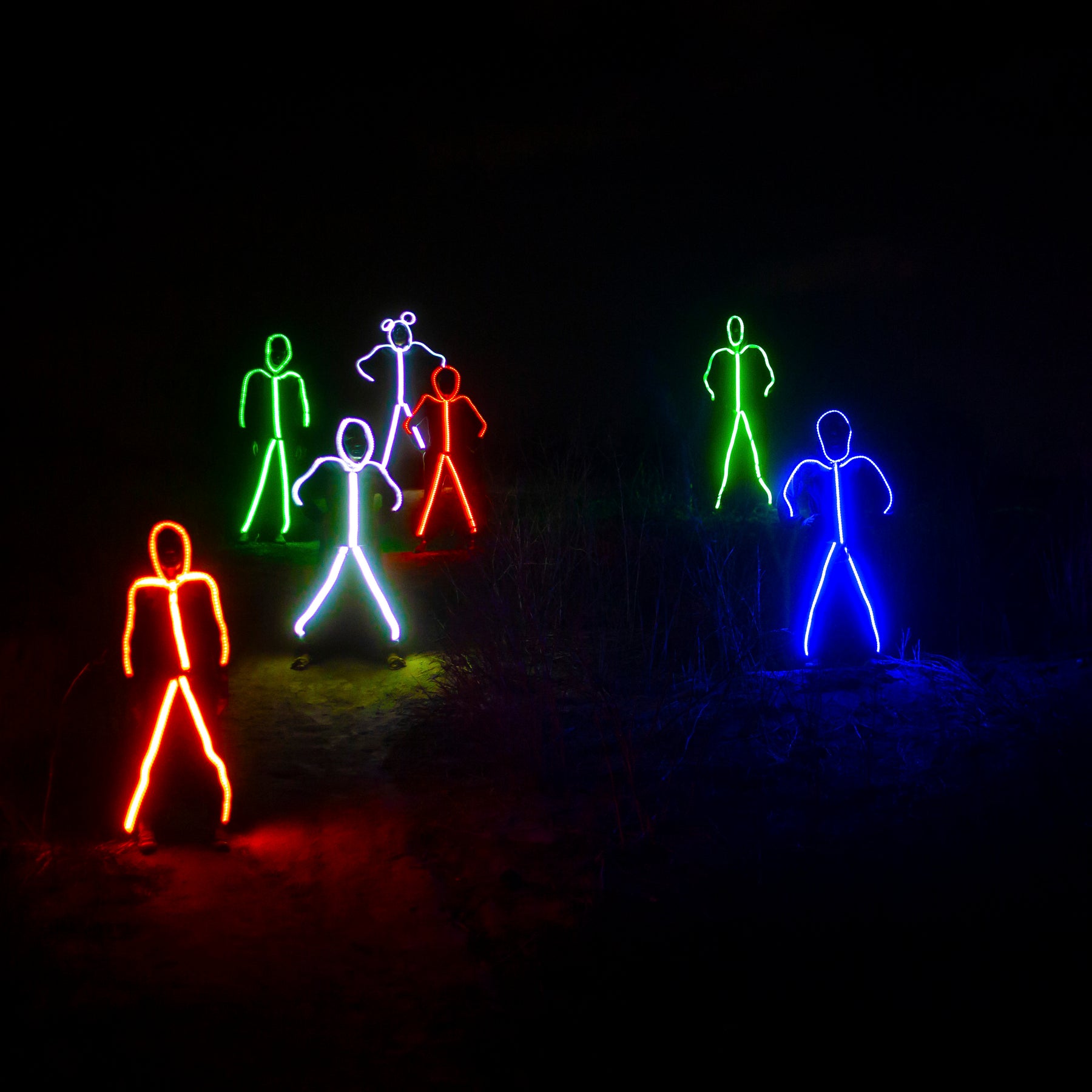 LED Stickman Costume