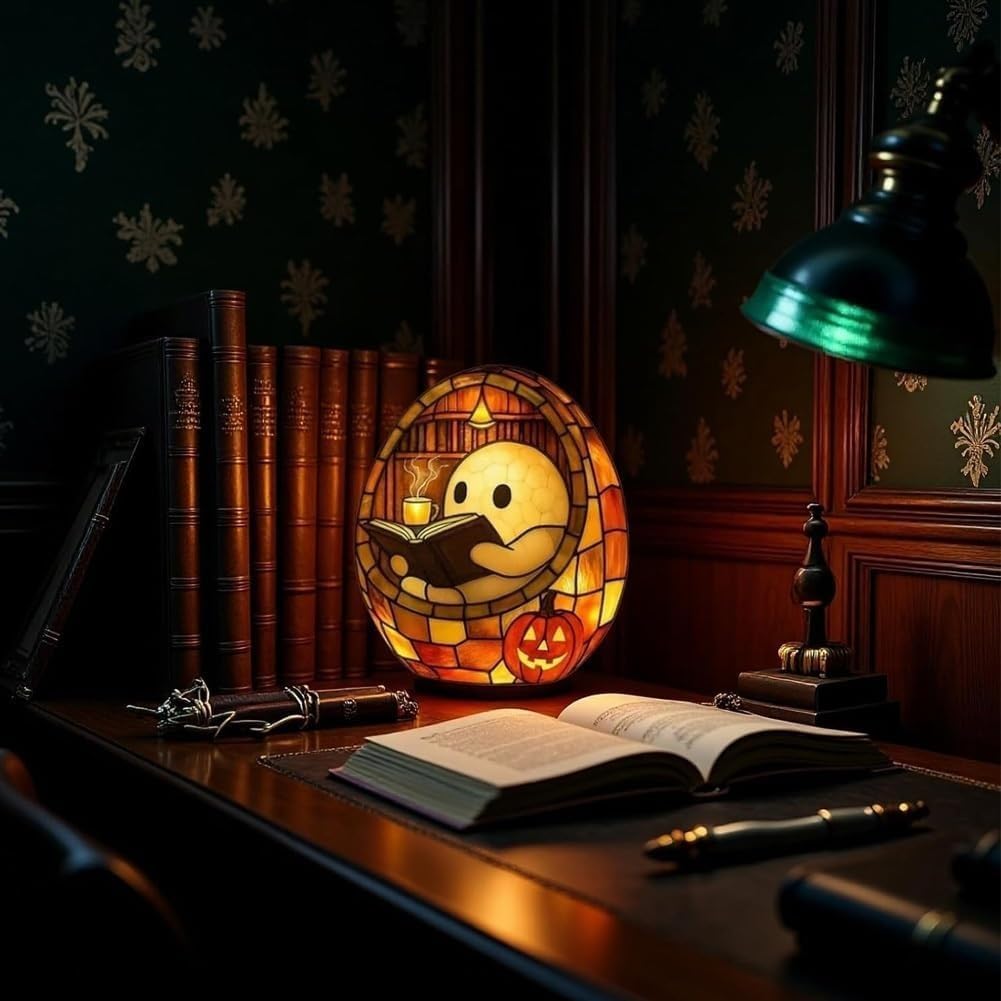 🔥Last Day 49% OFF - Ghost Reading Book Lamp