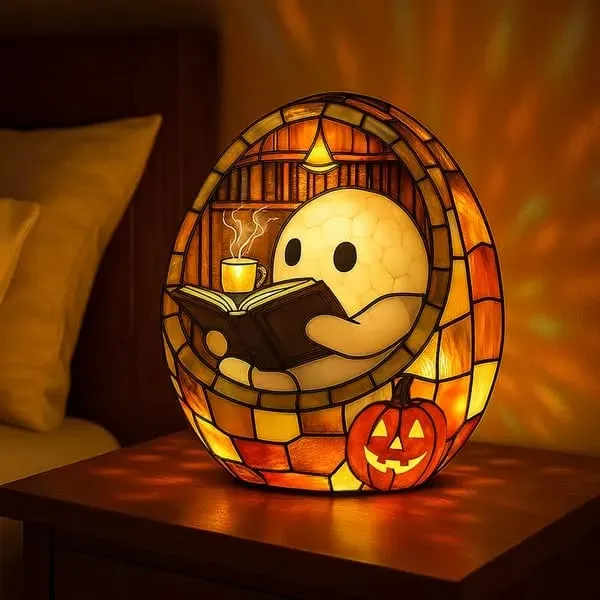 🔥Last Day 49% OFF - Ghost Reading Book Lamp