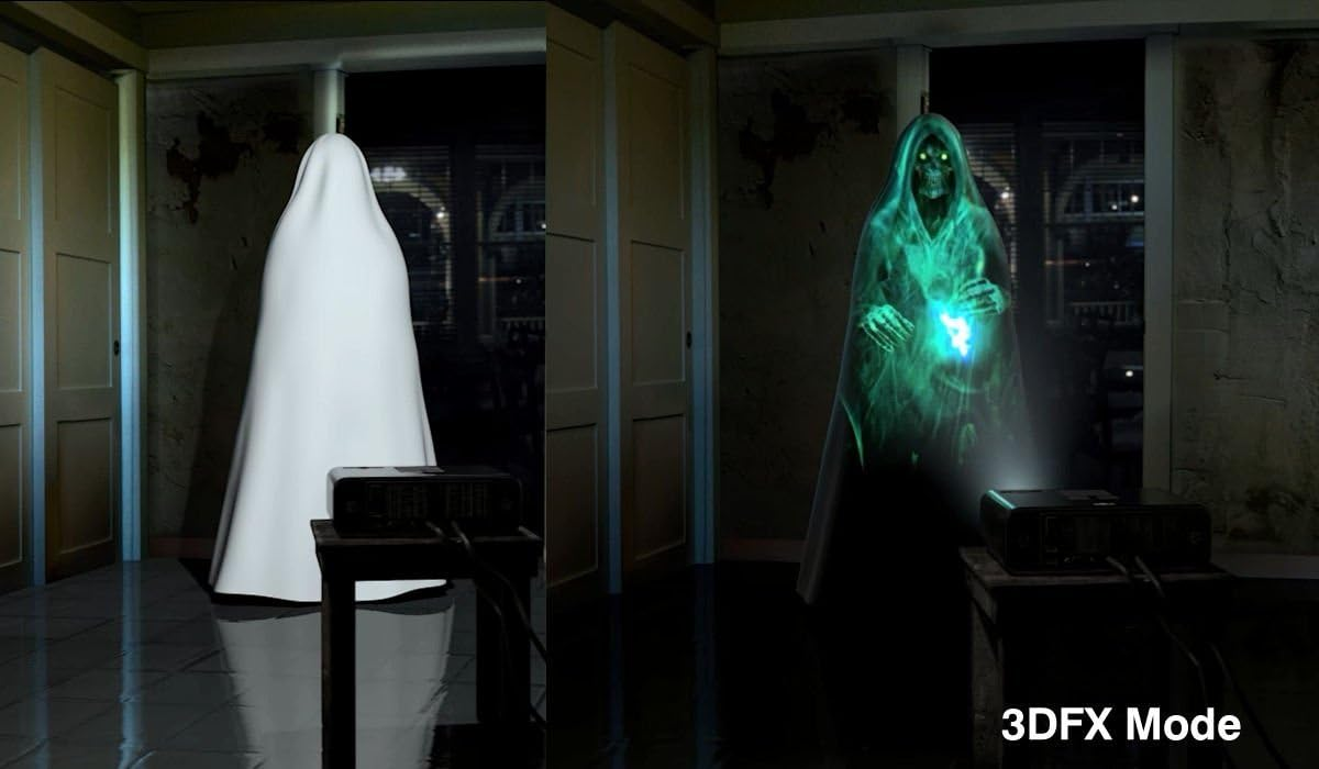 Halloween/Christmas Projector +12 Movies [2025 Upgraded]