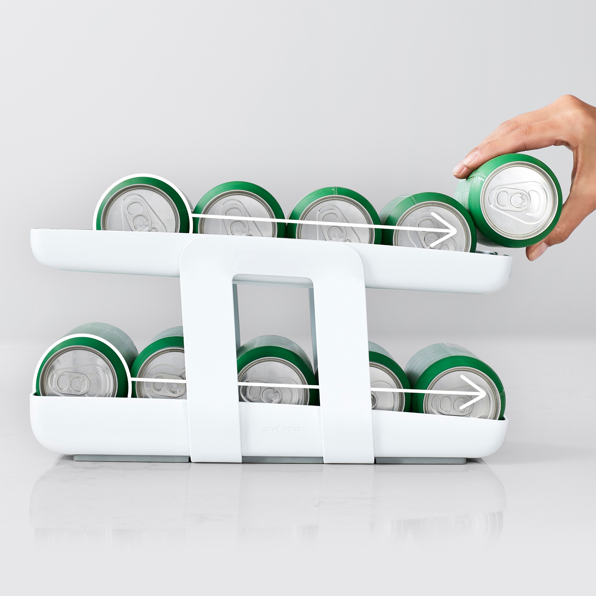 YouCopia RollDown Beverage Can Dispenser