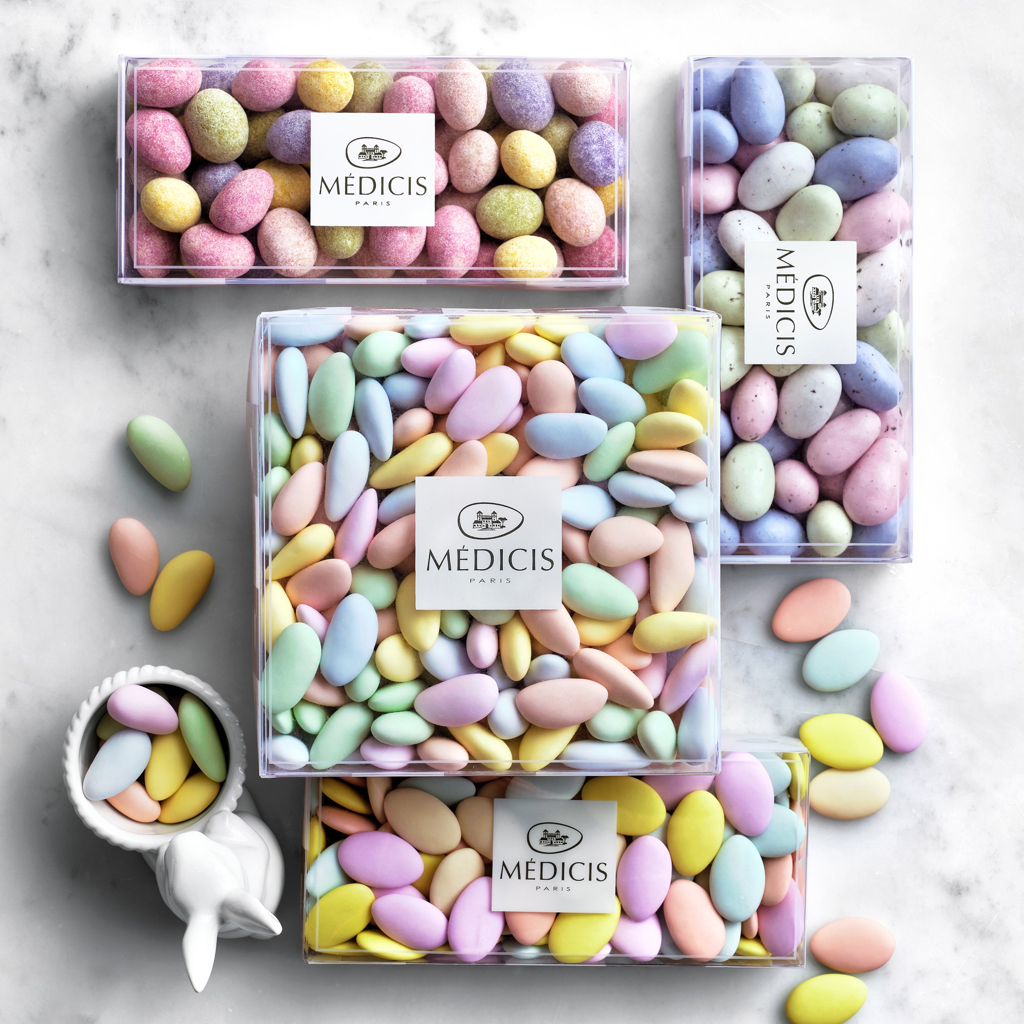 Médicis Chocolate Covered Pastel Almonds