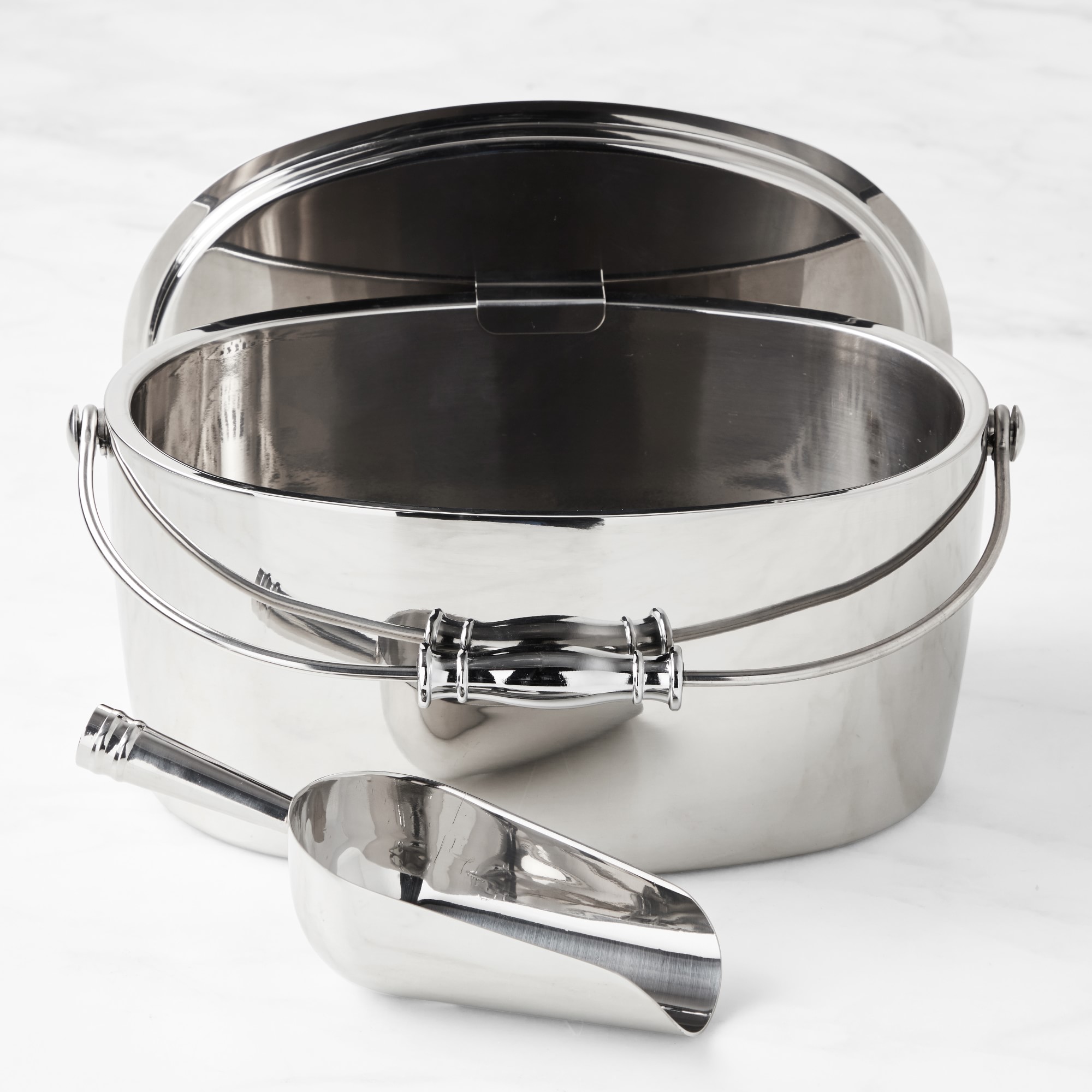 Crafthouse Oval Ice Bucket with Scoop Set