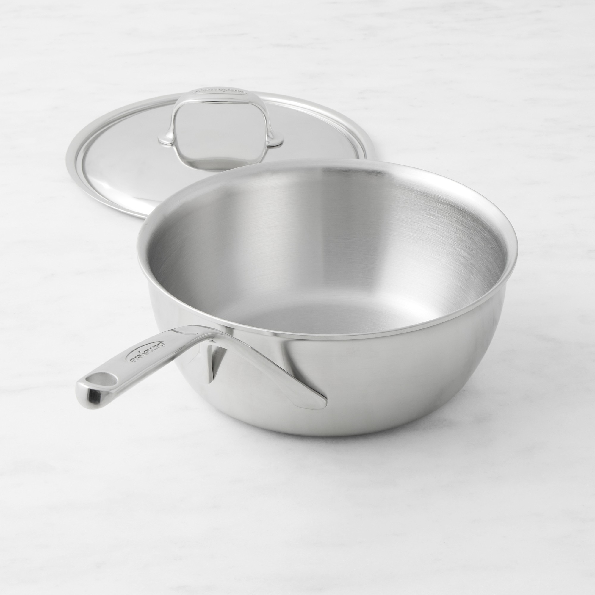 Demeyere Atlantis Stainless-Steel Curved Sauté Pans