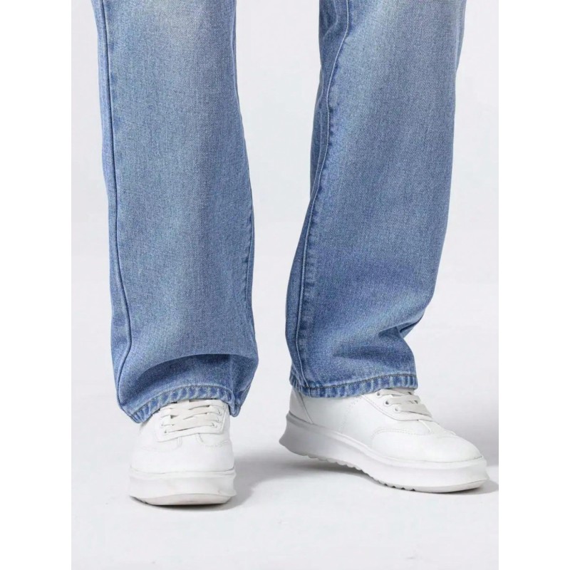 Men's Street Style Light Blue Casual Comfortable Jeans For Spring/Summer