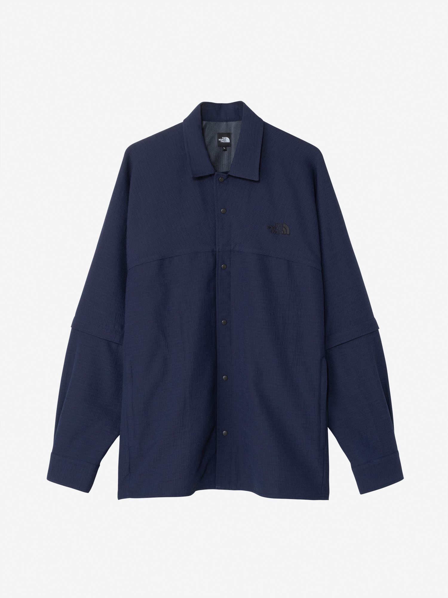 ロングスリーブジップオフベントメッシュシャツ（ユニセックス）