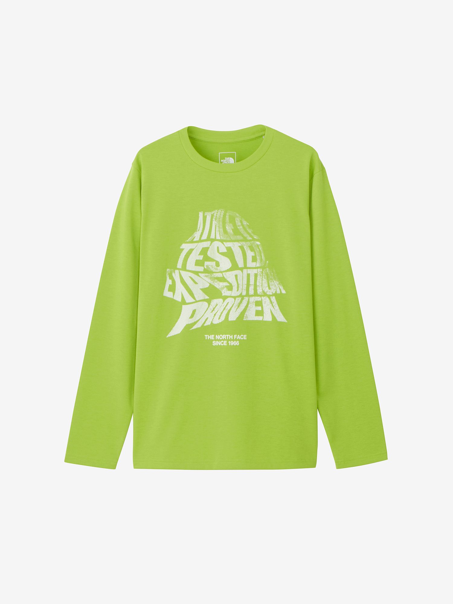 ロングスリーブハーフドームメッセージティー（メンズ）