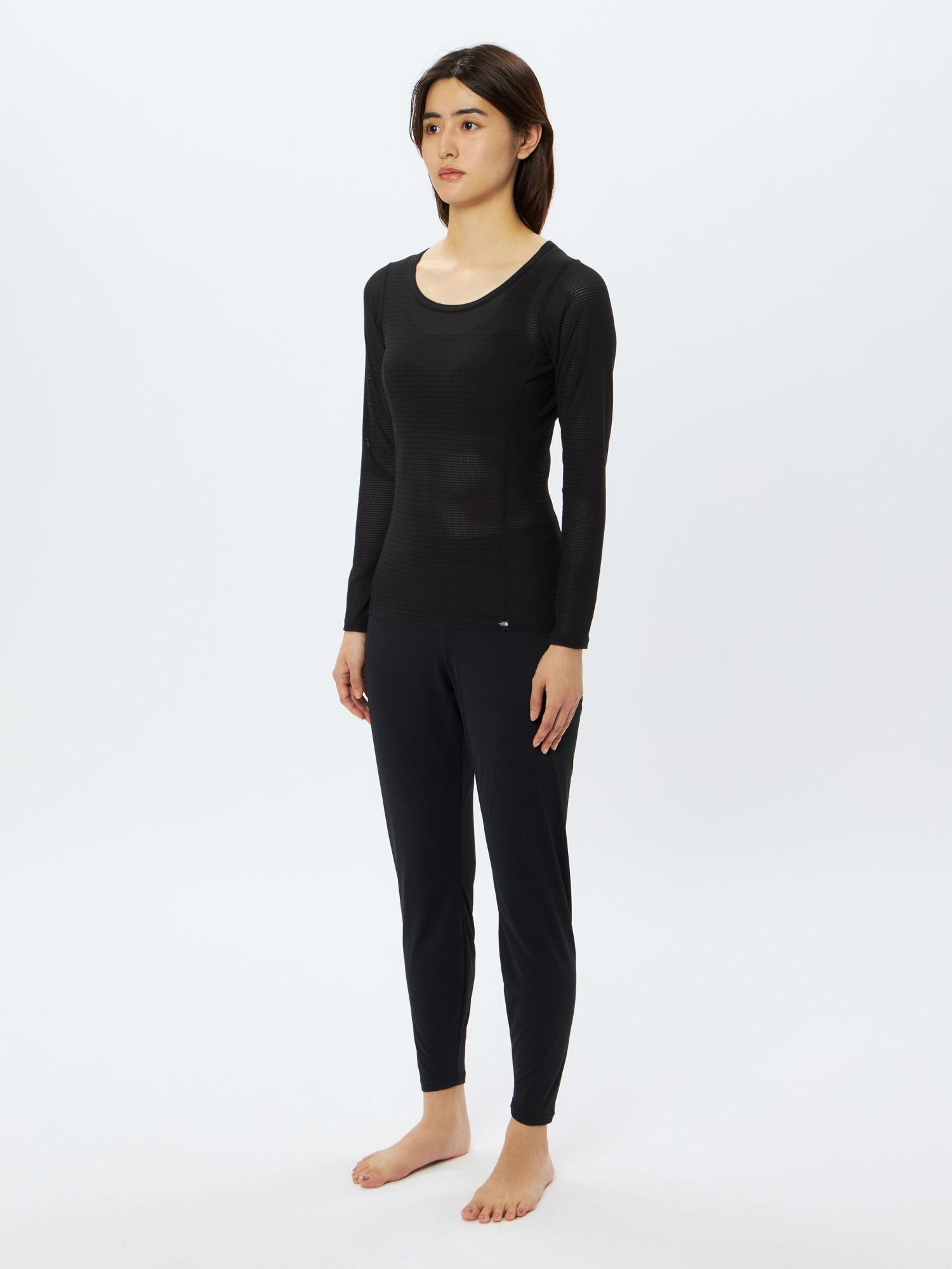 ロングスリーブ 100 ドライ WR クルー（レディース）