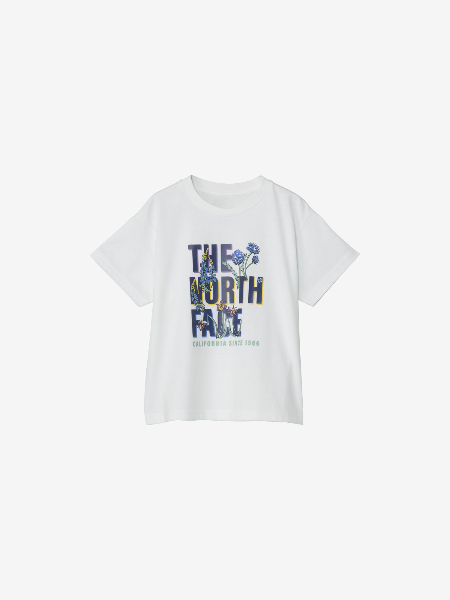 トドラーショートスリーブフラワーグラフィックティー（キッズ）