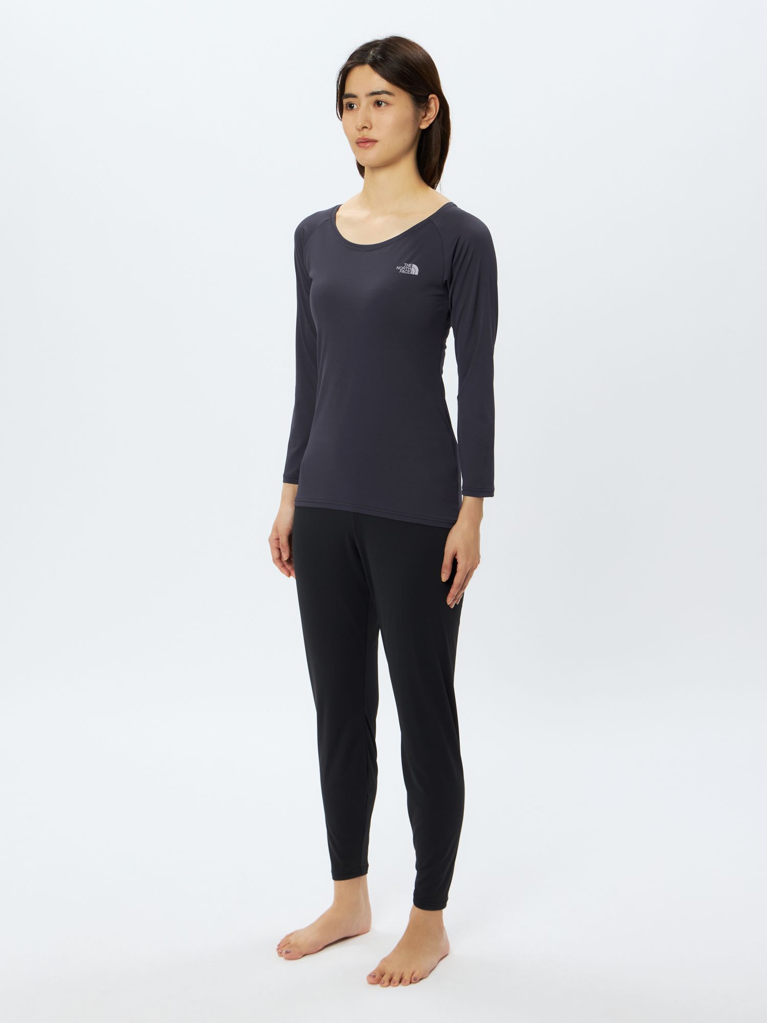 ロングスリーブドライクルー（レディース）