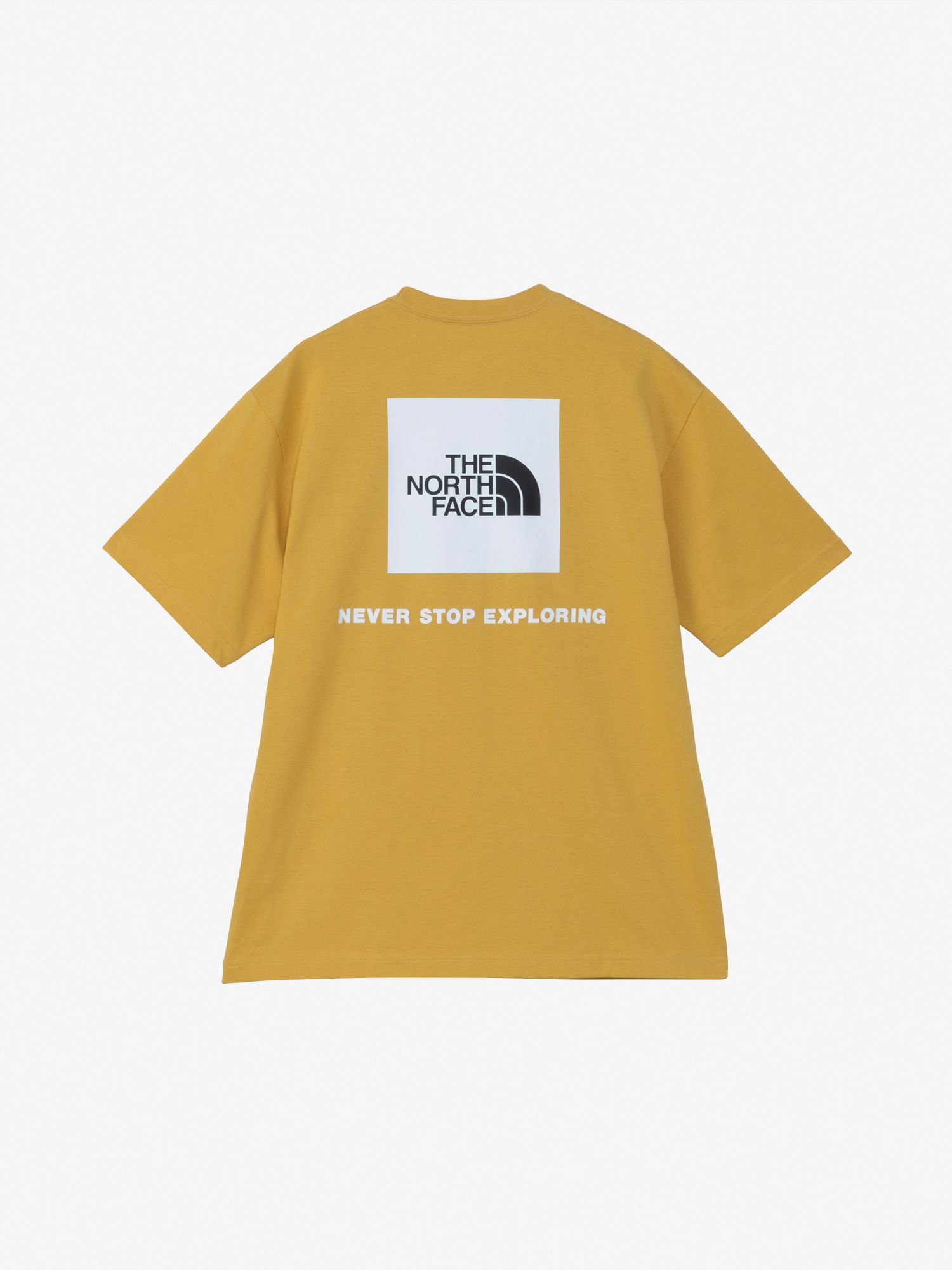 ショートスリーブバックスクエアロゴティー（メンズ）