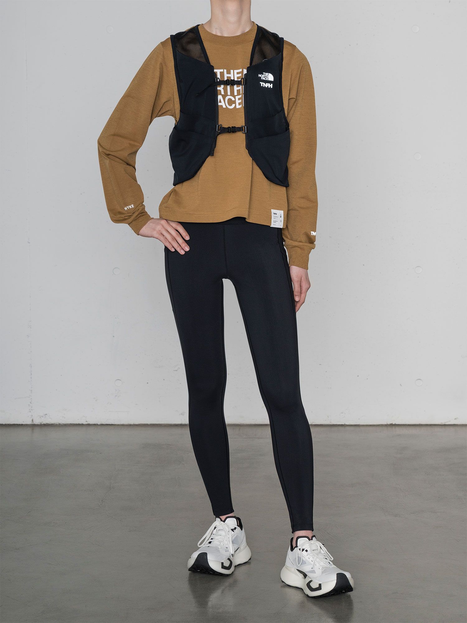 HYKE トレイルロングタイツ（レディース）