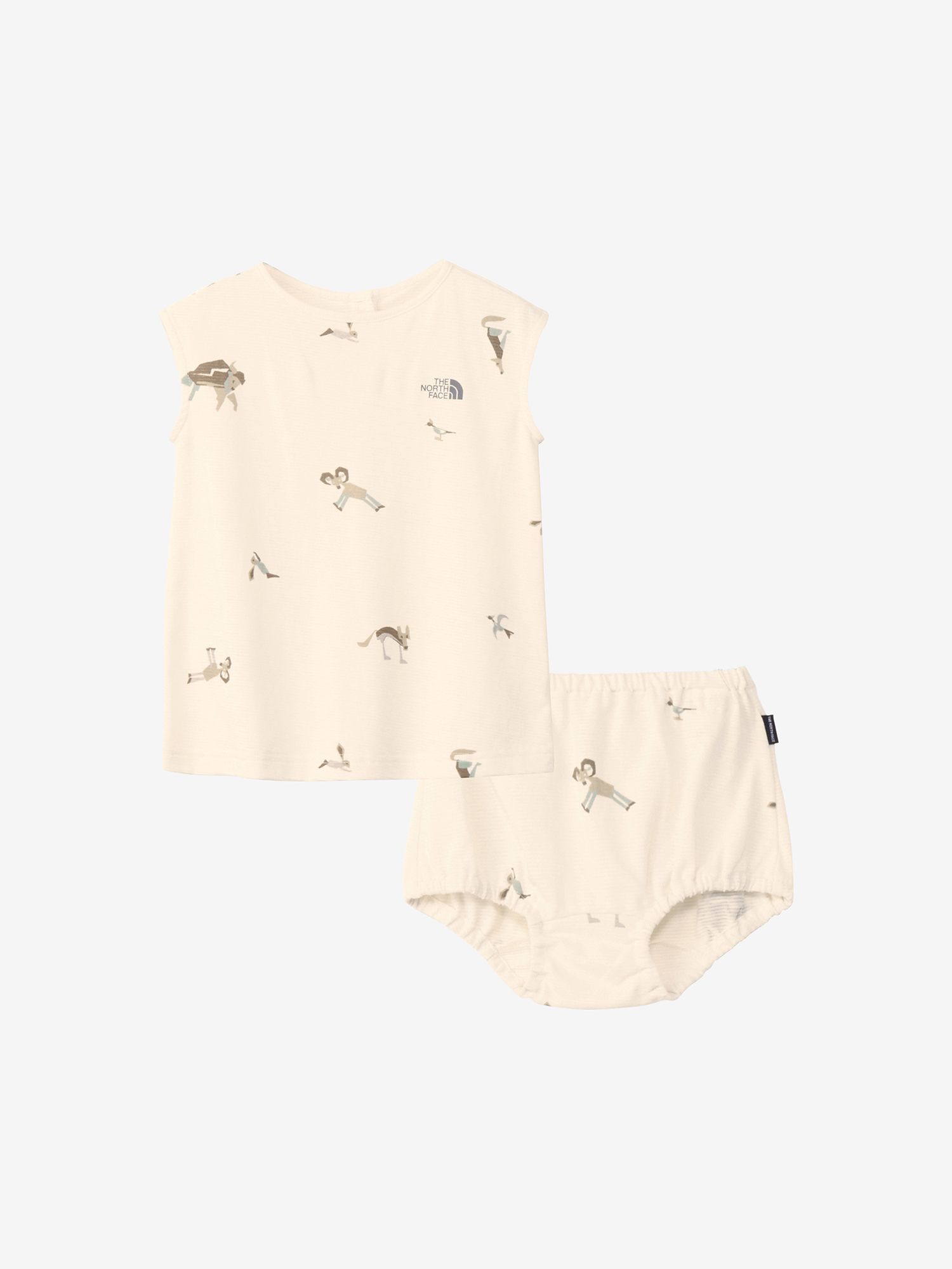 リトルブリーズフレンチスリーブワンピース＆ブルマー（ベビー）