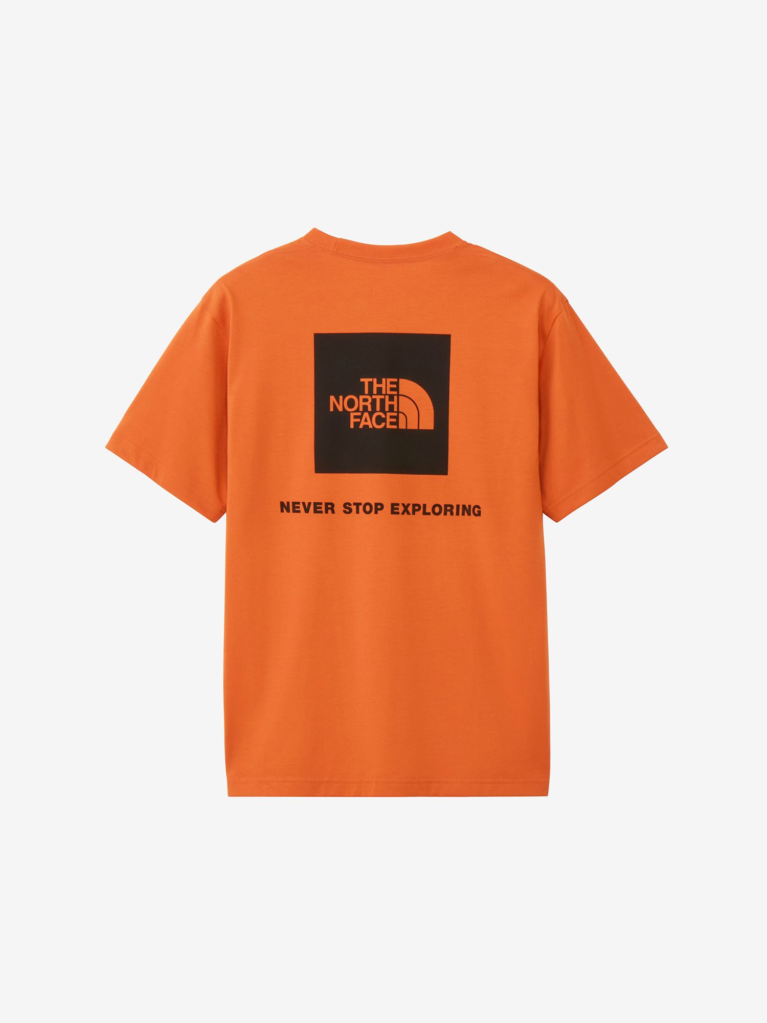 ショートスリーブバックスクエアロゴティー（メンズ）