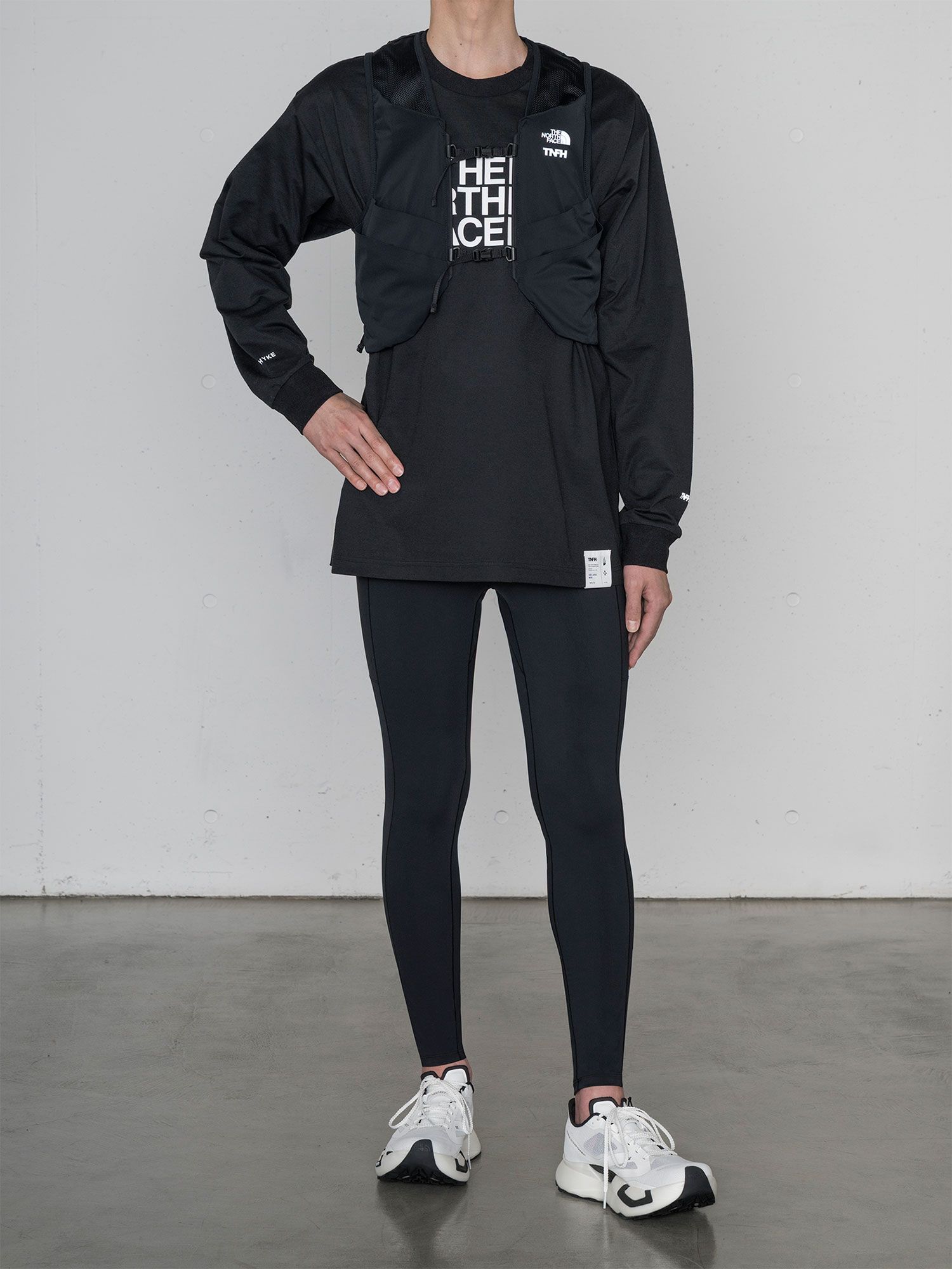 HYKE トレイルロングタイツ（メンズ）