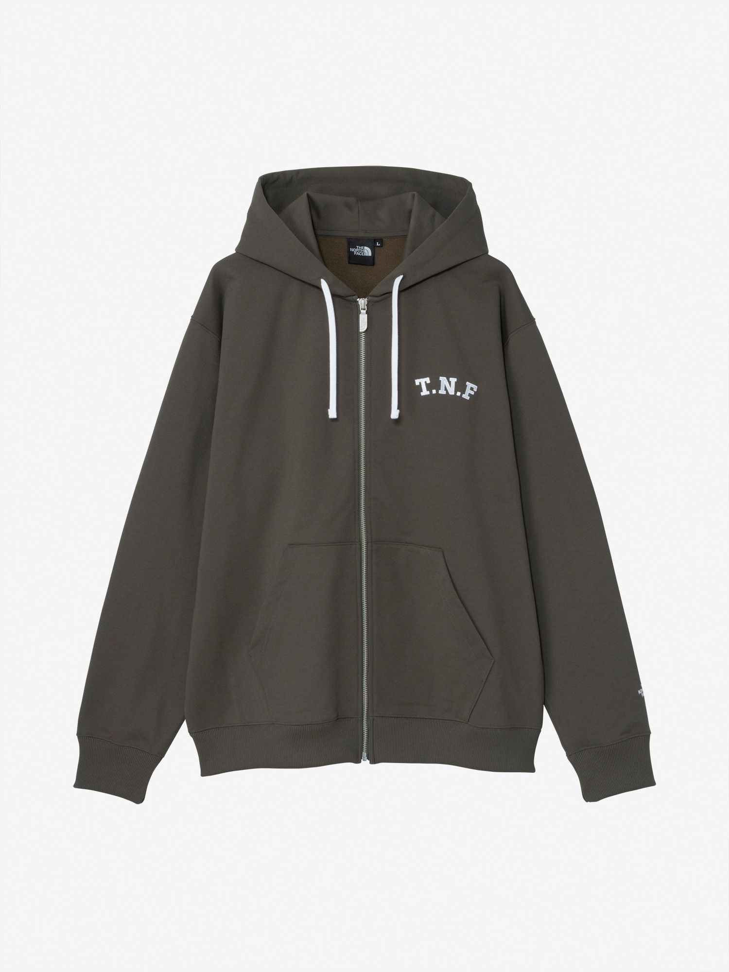 TNFロゴヘザースウェットフルジップフーディ（ユニセックス）