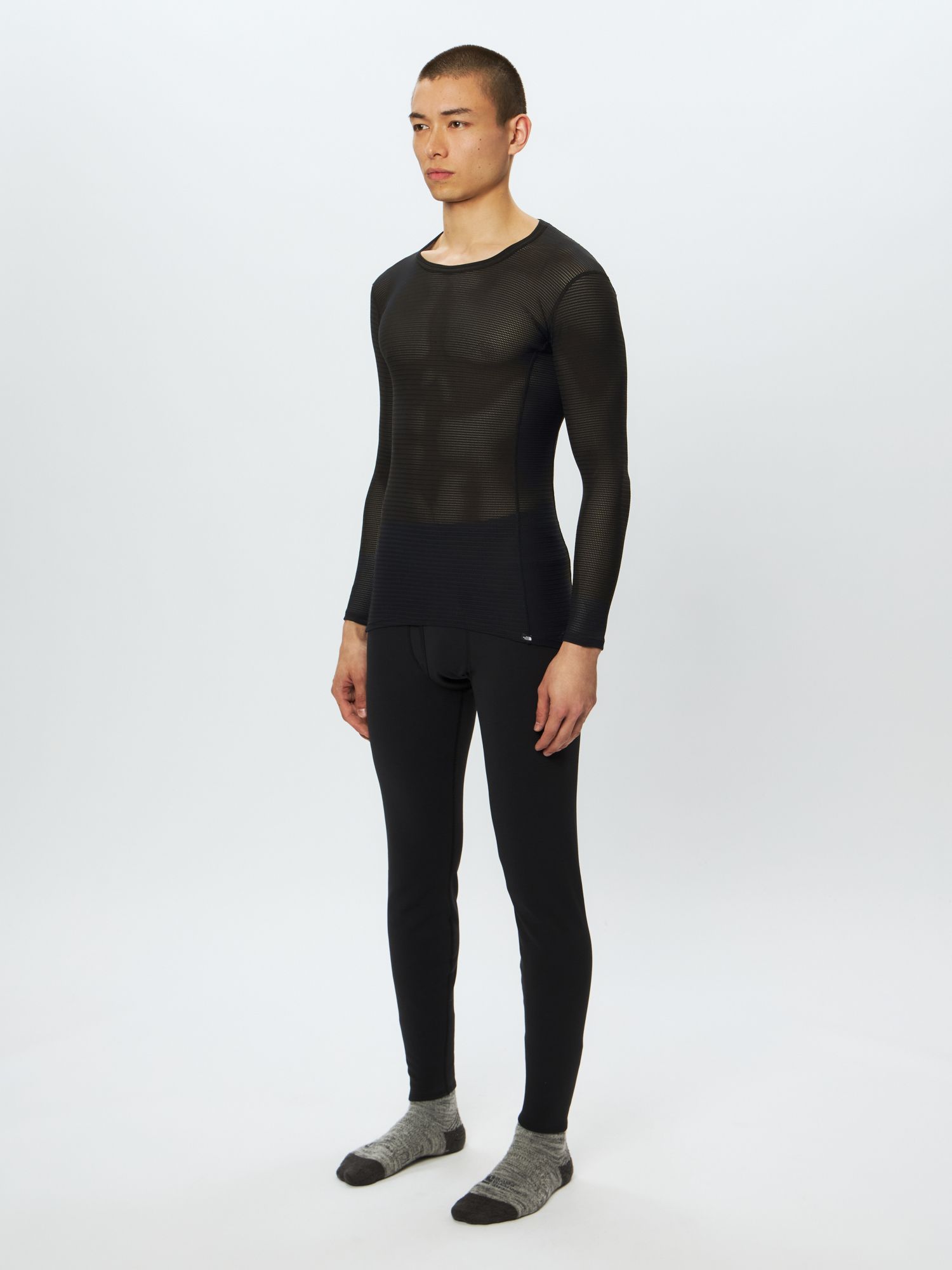 ロングスリーブ 100 ドライ WR クルー（メンズ）